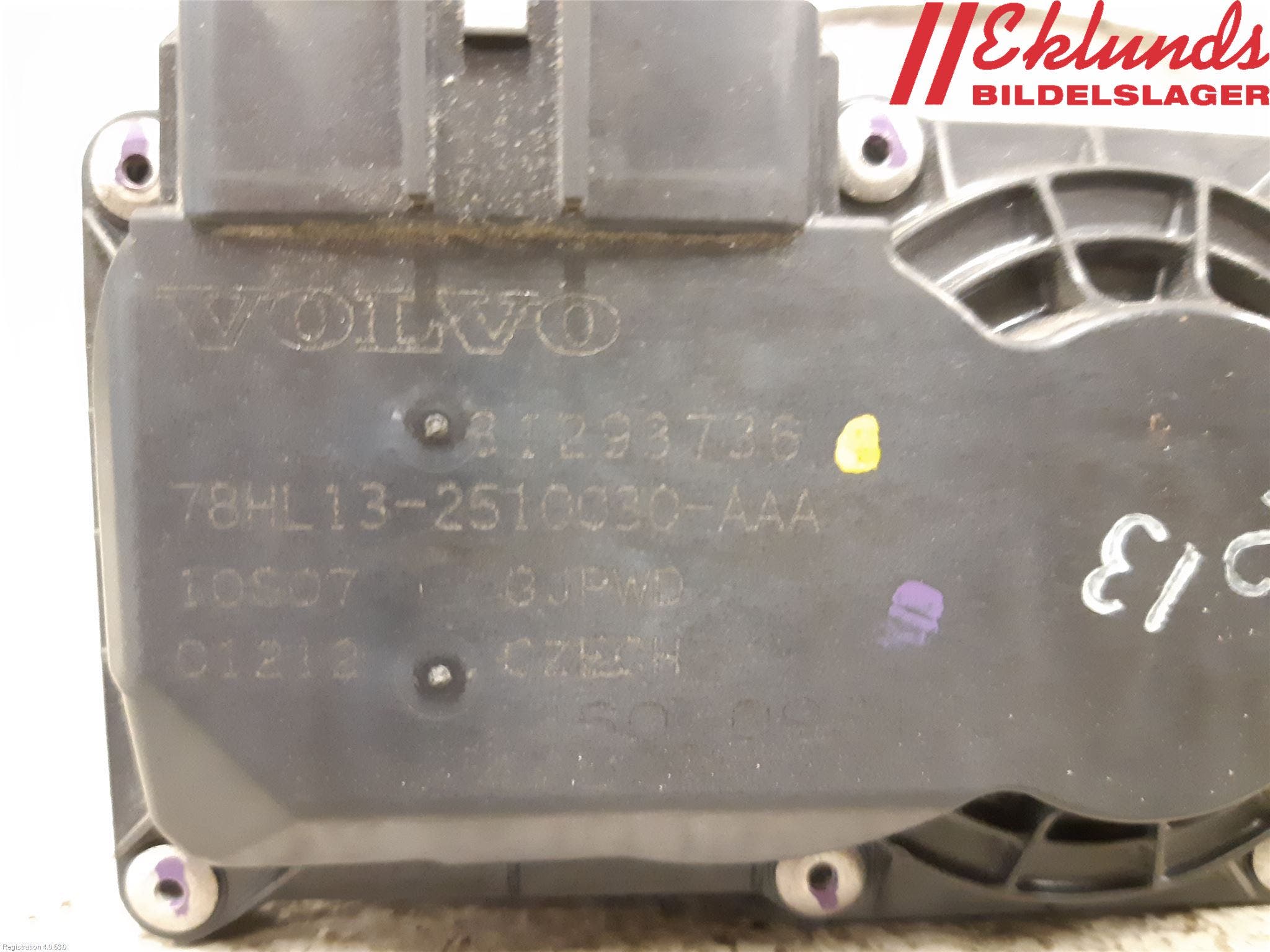 Volvo V40 12-19 Injspjällhus