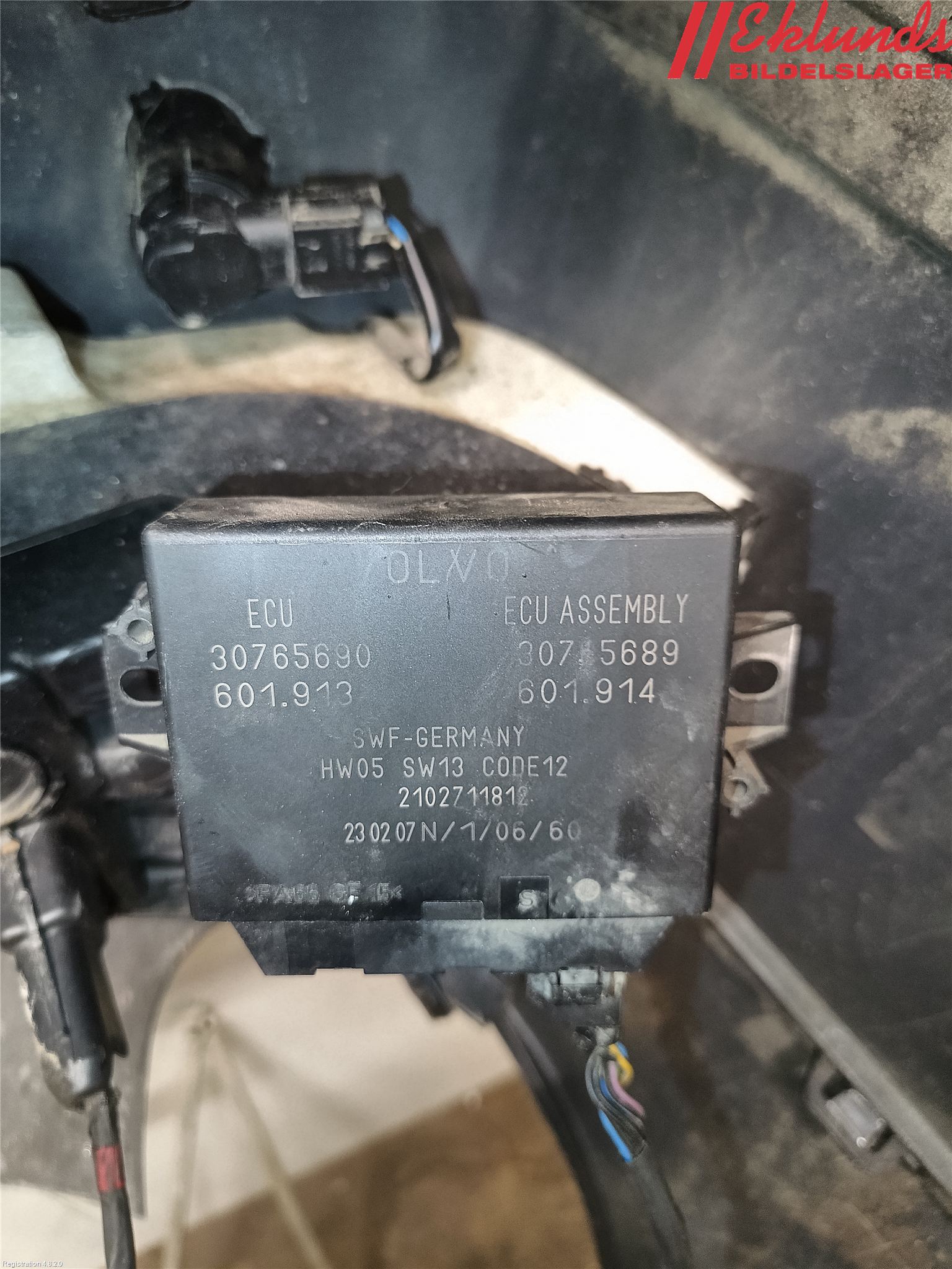 Volvo V70 05-08 Stötfångarbeklädnad Bak