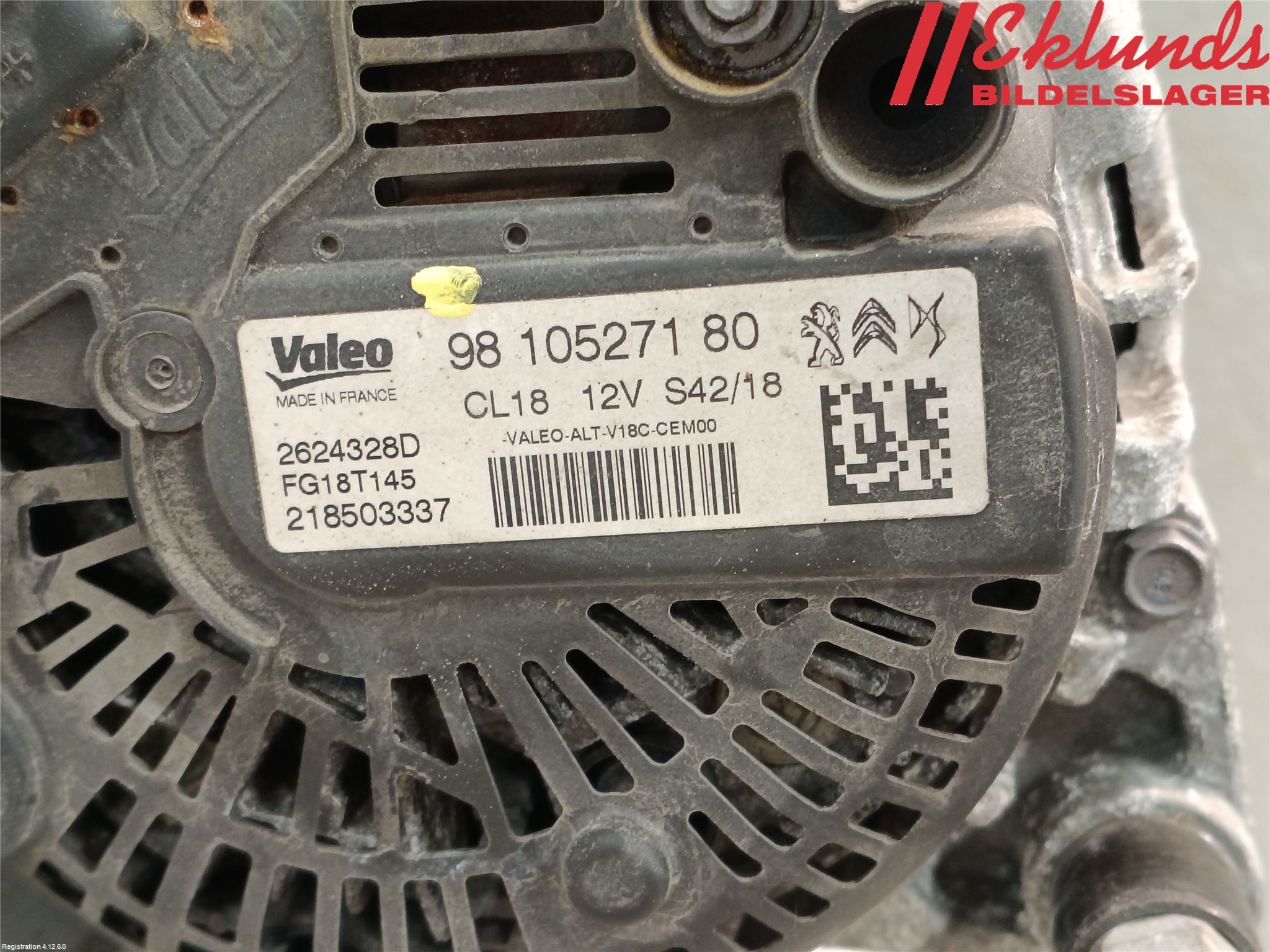 Citroen JUMPY/E-JUMPY 16- Generator