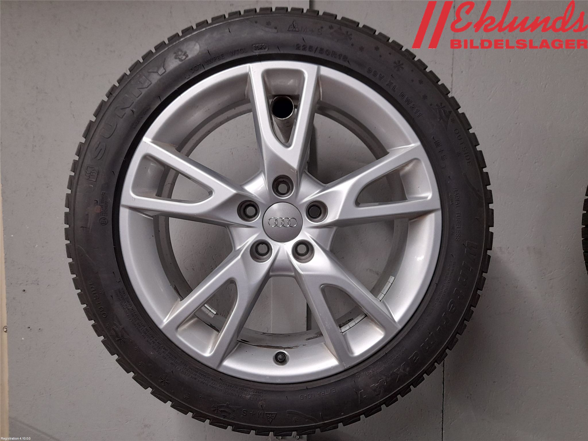 Audi A6/S6 4G 11-18 Vinterdäck Alumfälg 4St