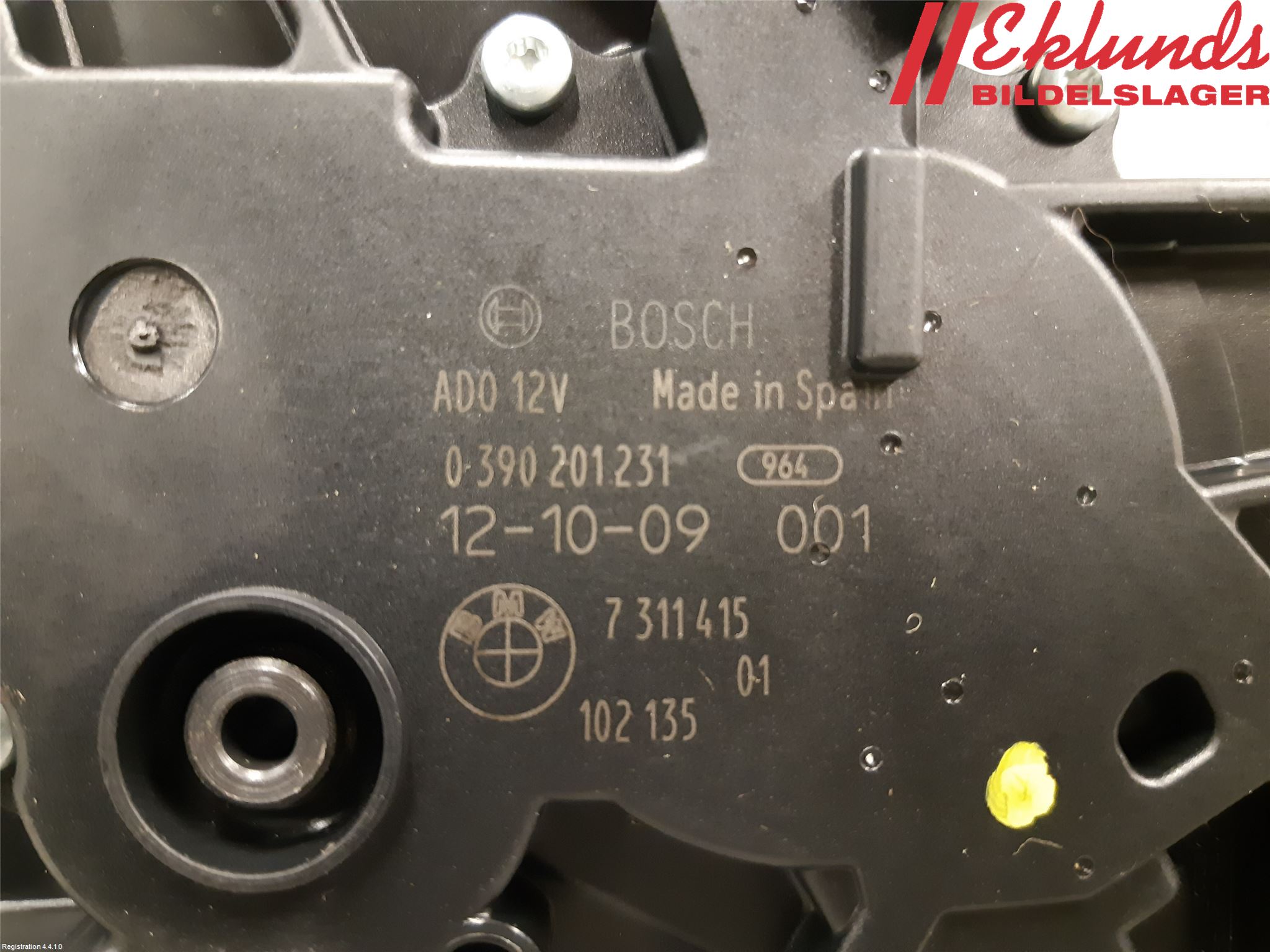 BMW 5 F10/F11/F18 09-17 Torkarmotor Baklucka