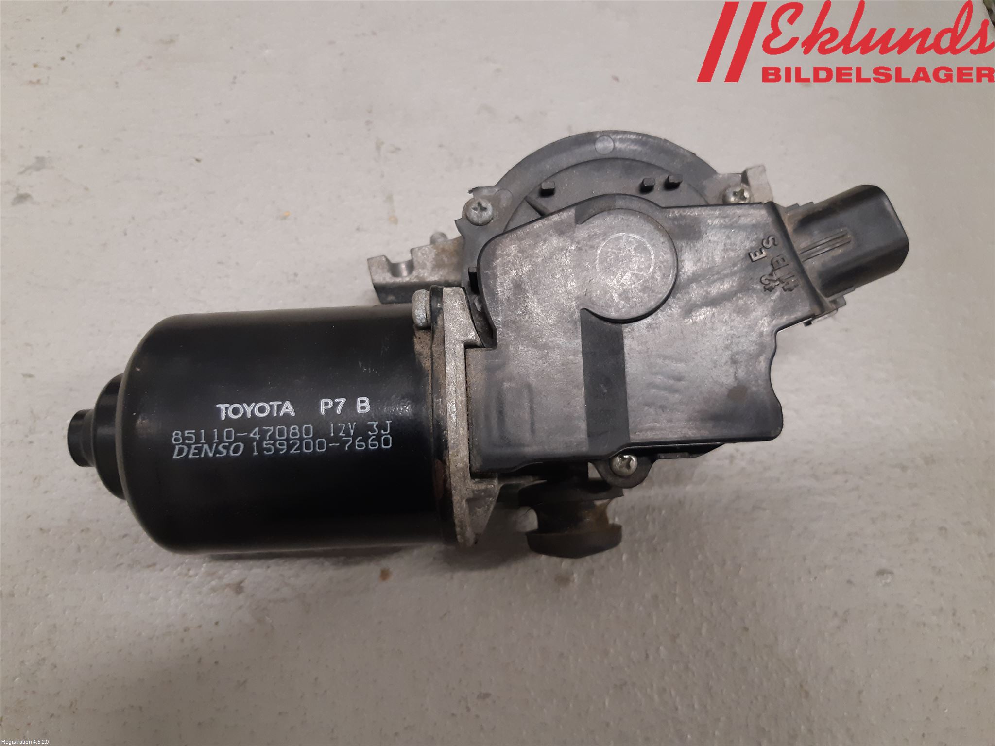 Toyota PRIUS NWH20 04-08 Torkarmotor Vindruta