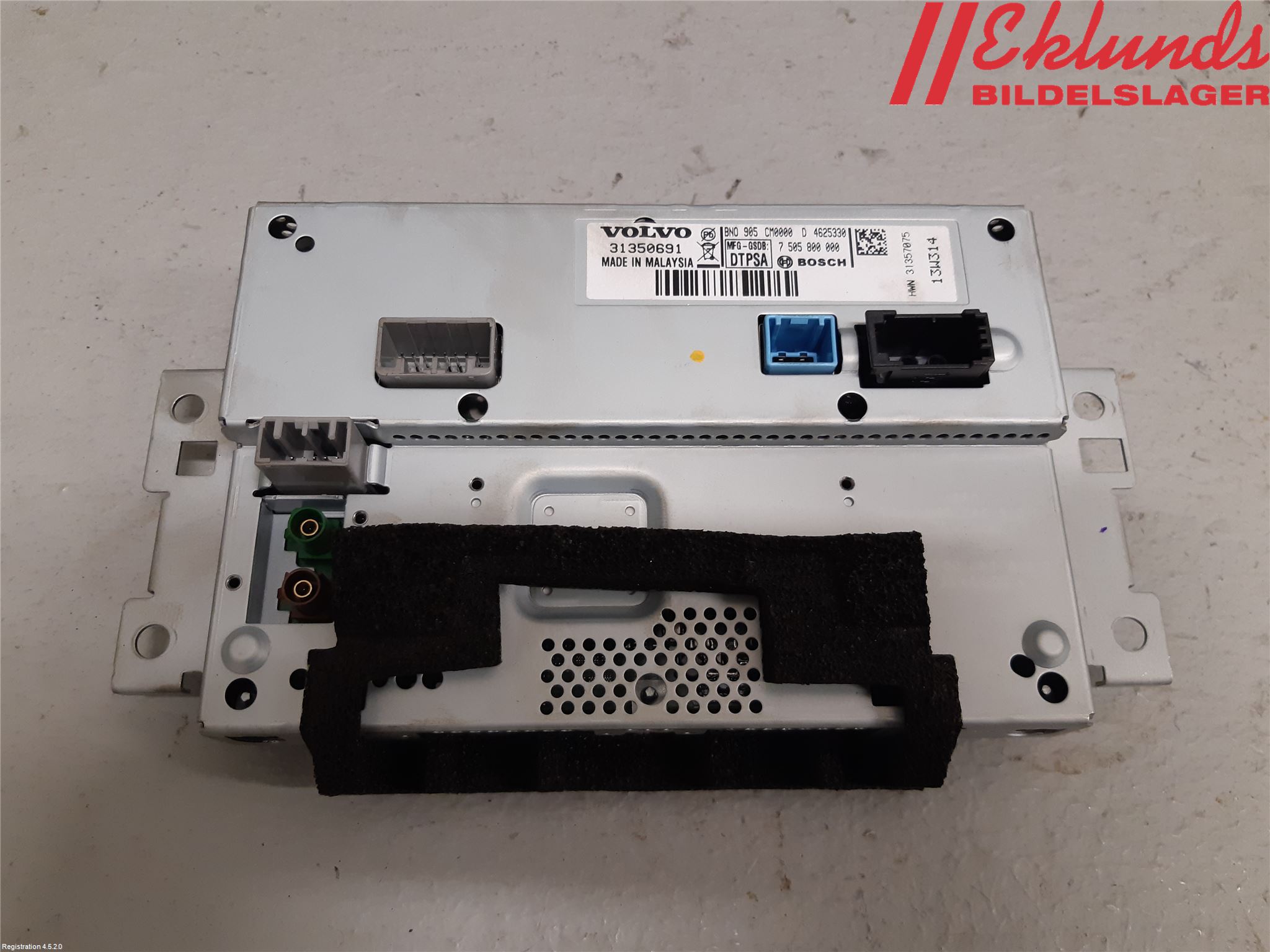 Volvo S60 14-18 Cd Radio - Multimediapanel
