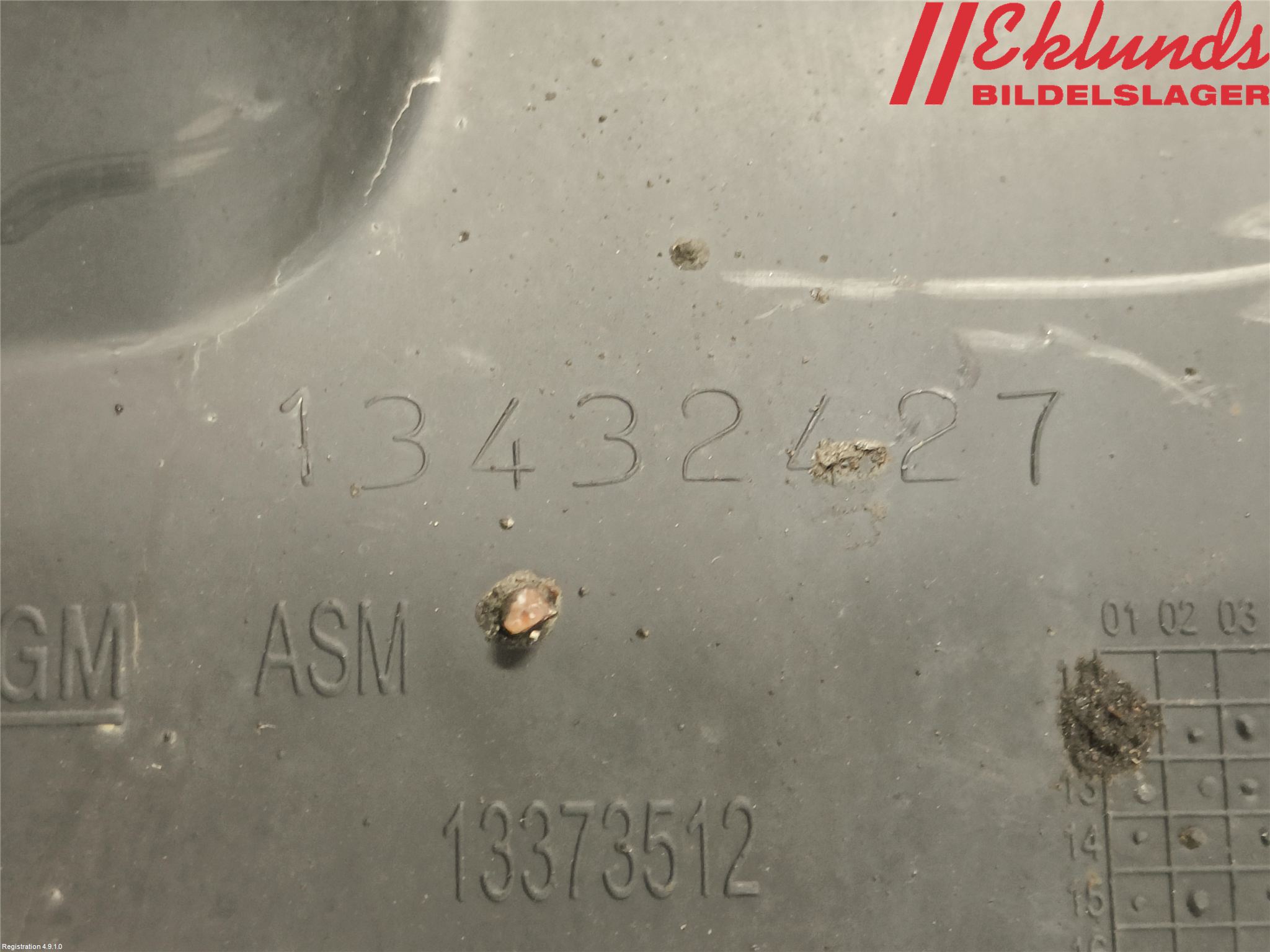 Opel ASTRA J 10-15 Skärm Inner