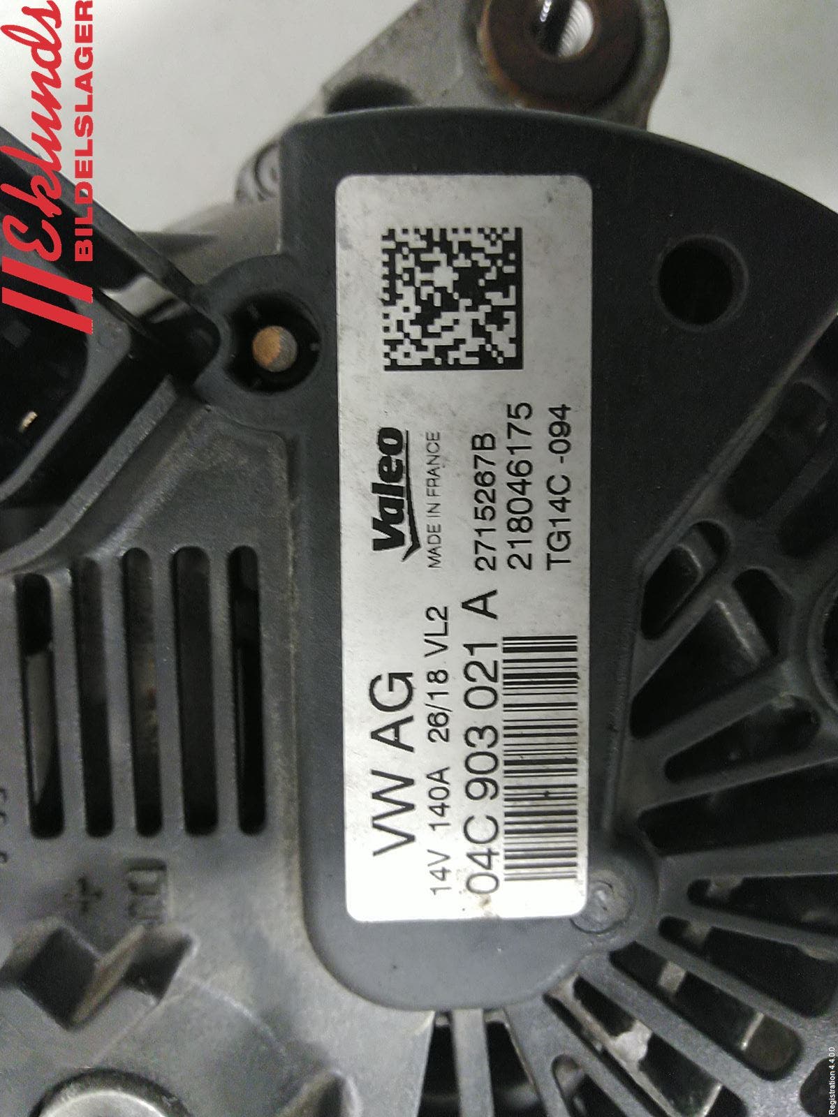 Volkswagen VW TIGUAN 16-24 Generator