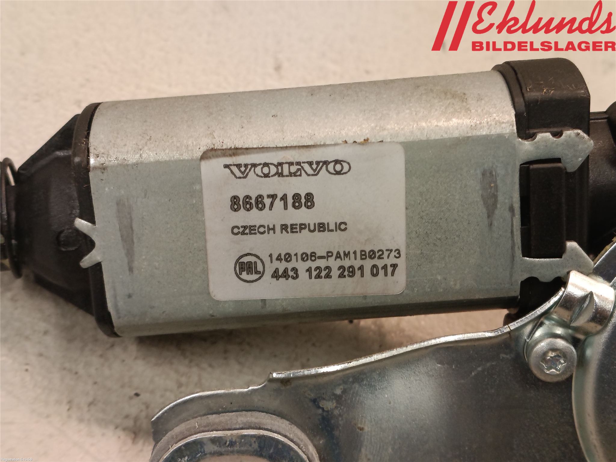 Volvo V70 05-08 Torkarmotor Baklucka