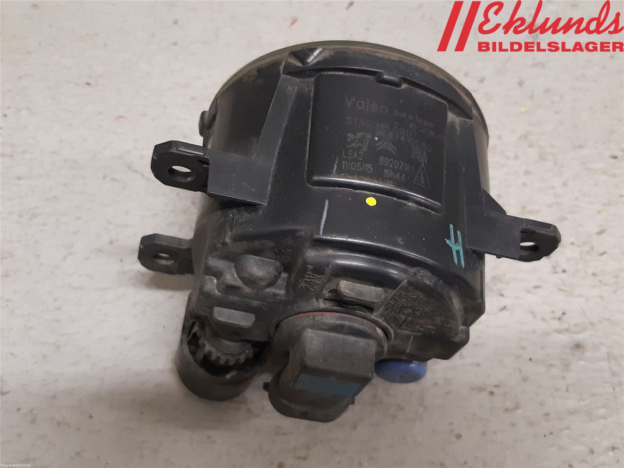 Citroen C4 GRAND PICASSO 14-18 Dimljus-Varselljus Fram