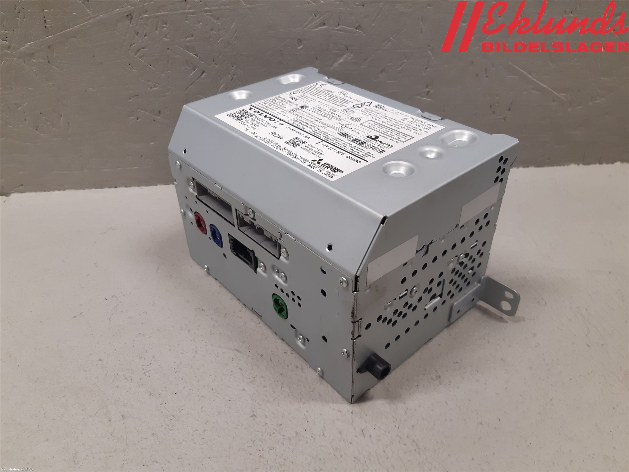 Volvo XC60 18- Cd Radio - Multimediapanel