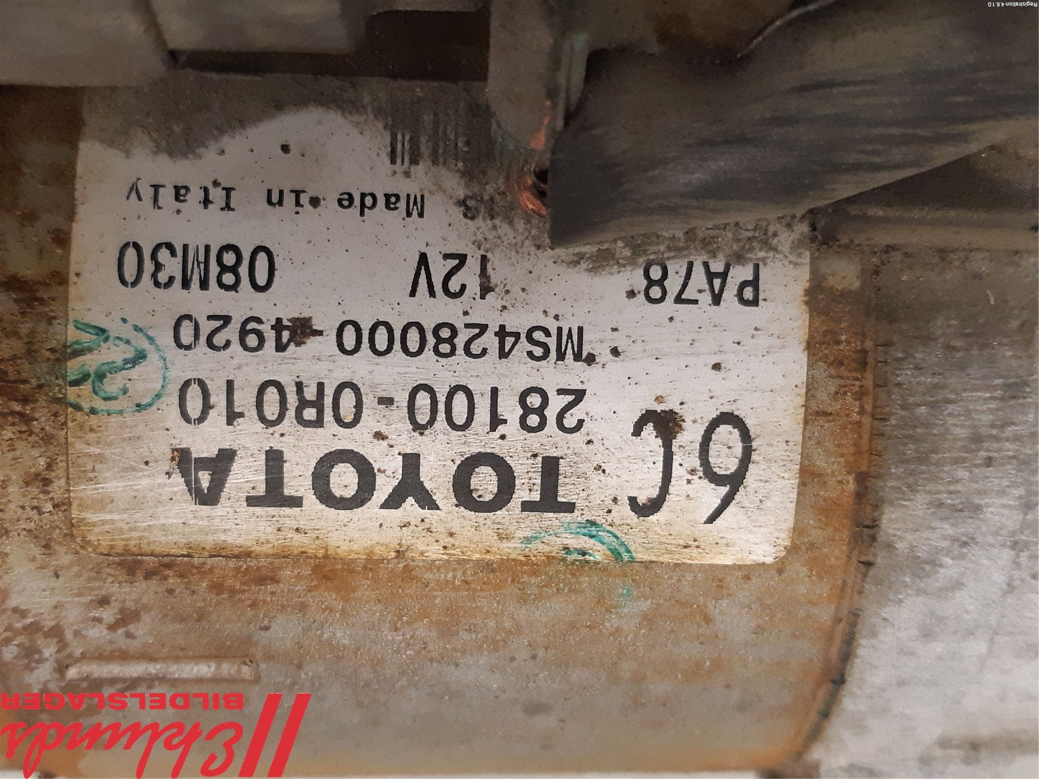 Toyota AVENSIS VERSO Startmotor Diesel