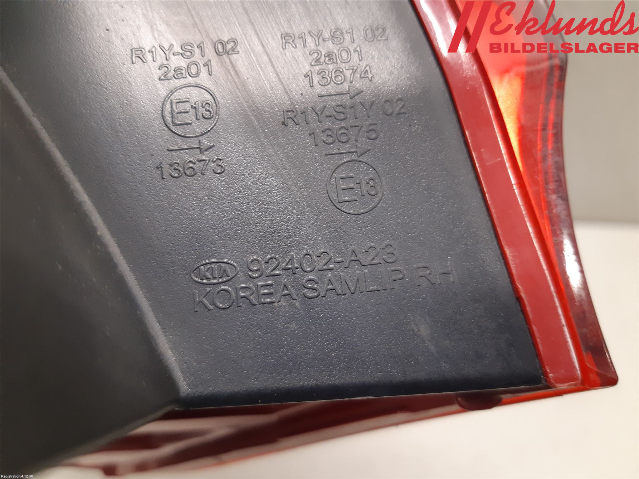 Kia CEED 12-18 Bakljus Höger