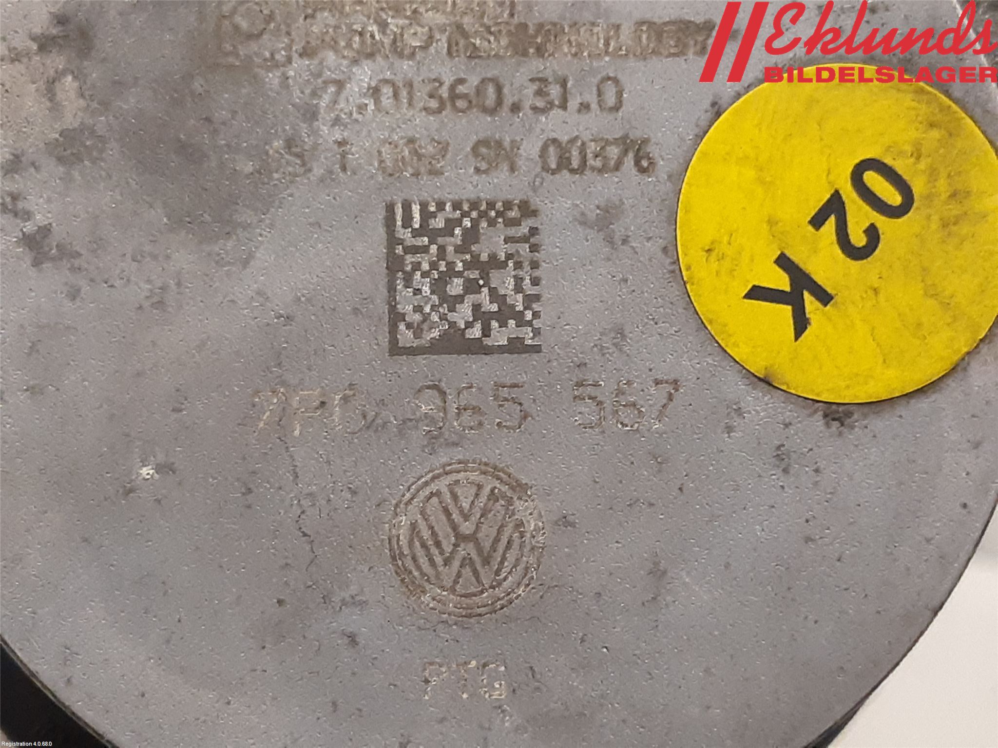 Volkswagen VW PASSAT 15-19 Vattenpump