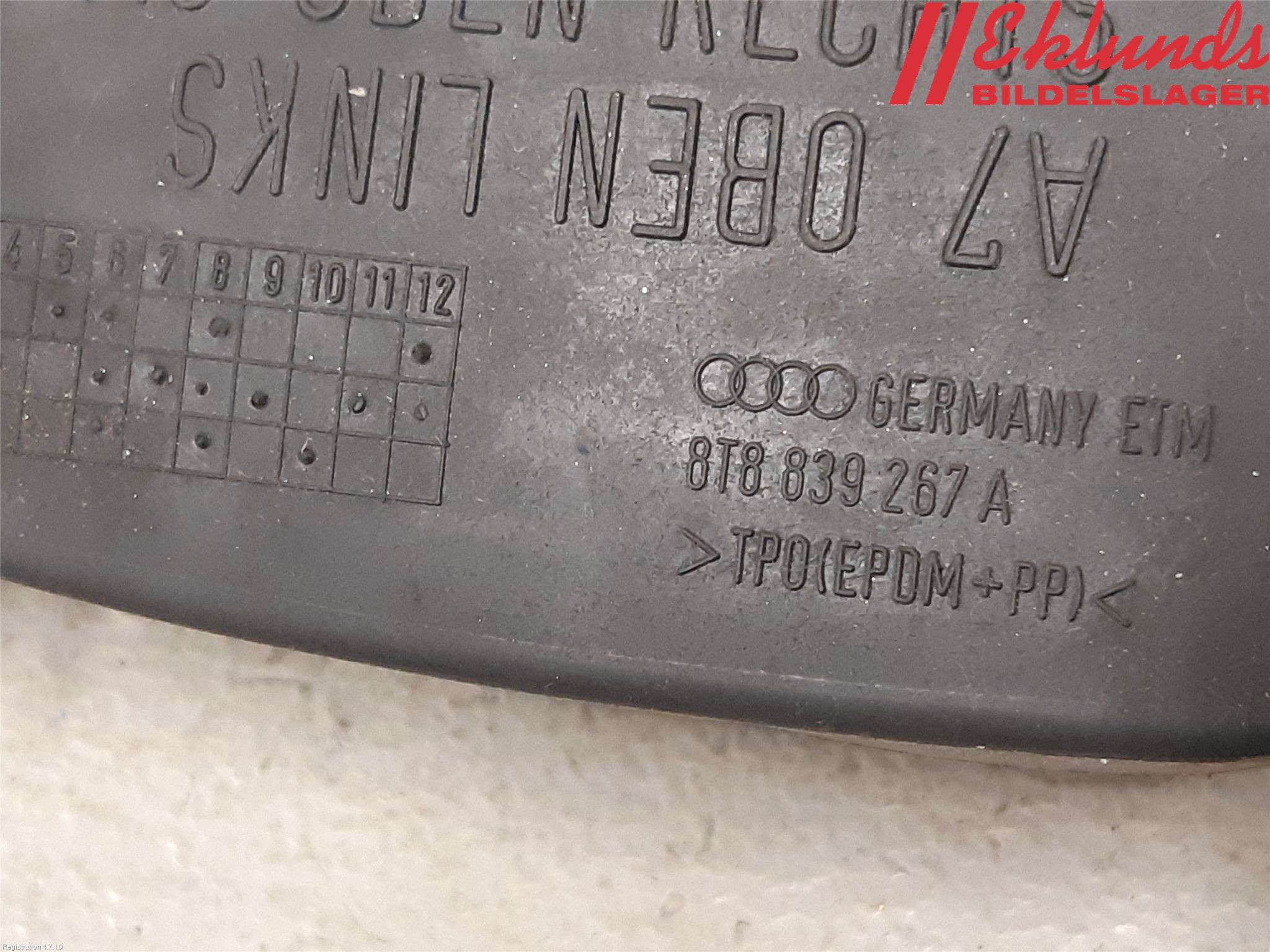 Audi A5 07-16 Dörrstopp