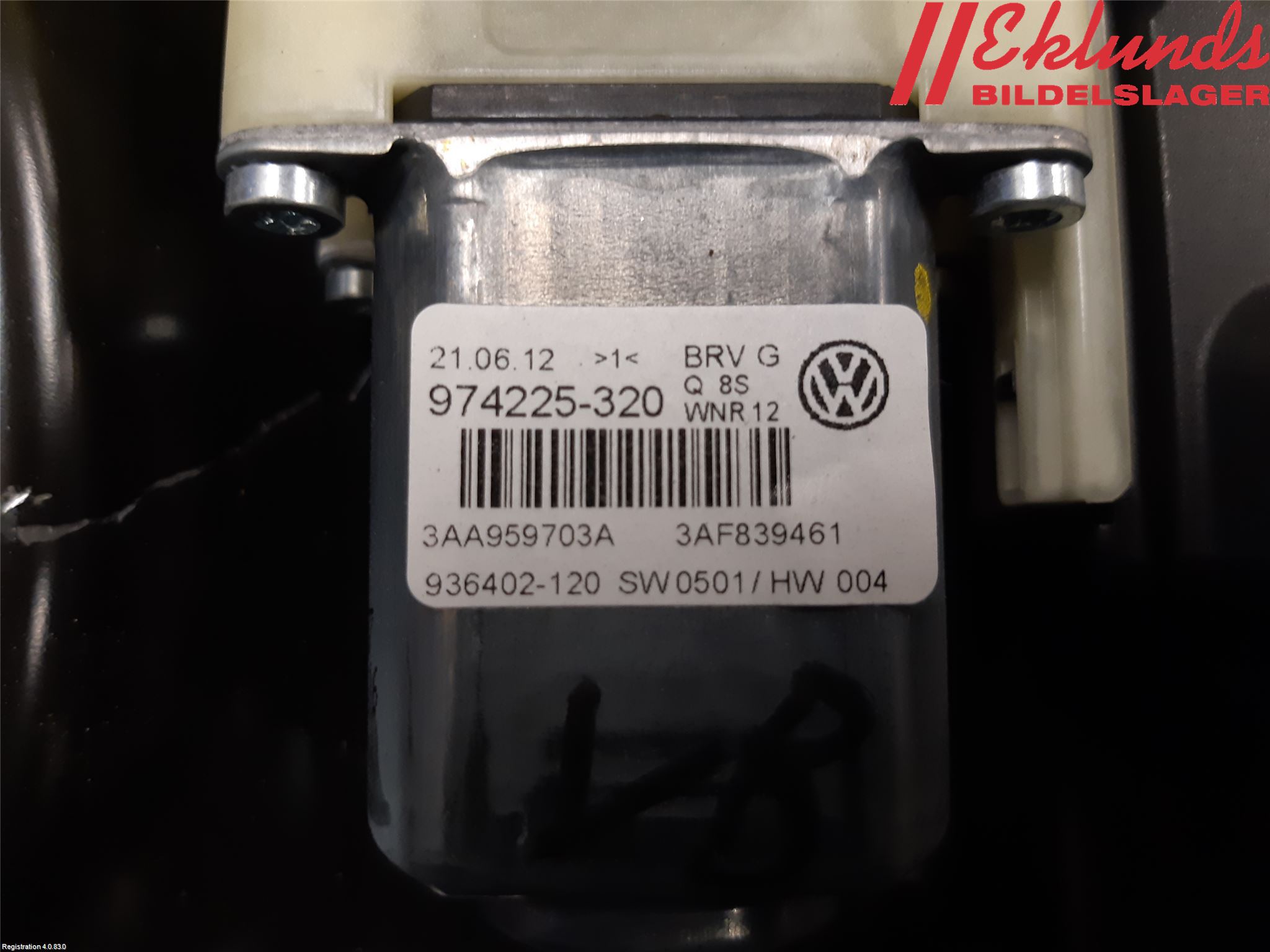 Volkswagen VW PASSAT 11-14 Fönsterhiss El Kompl