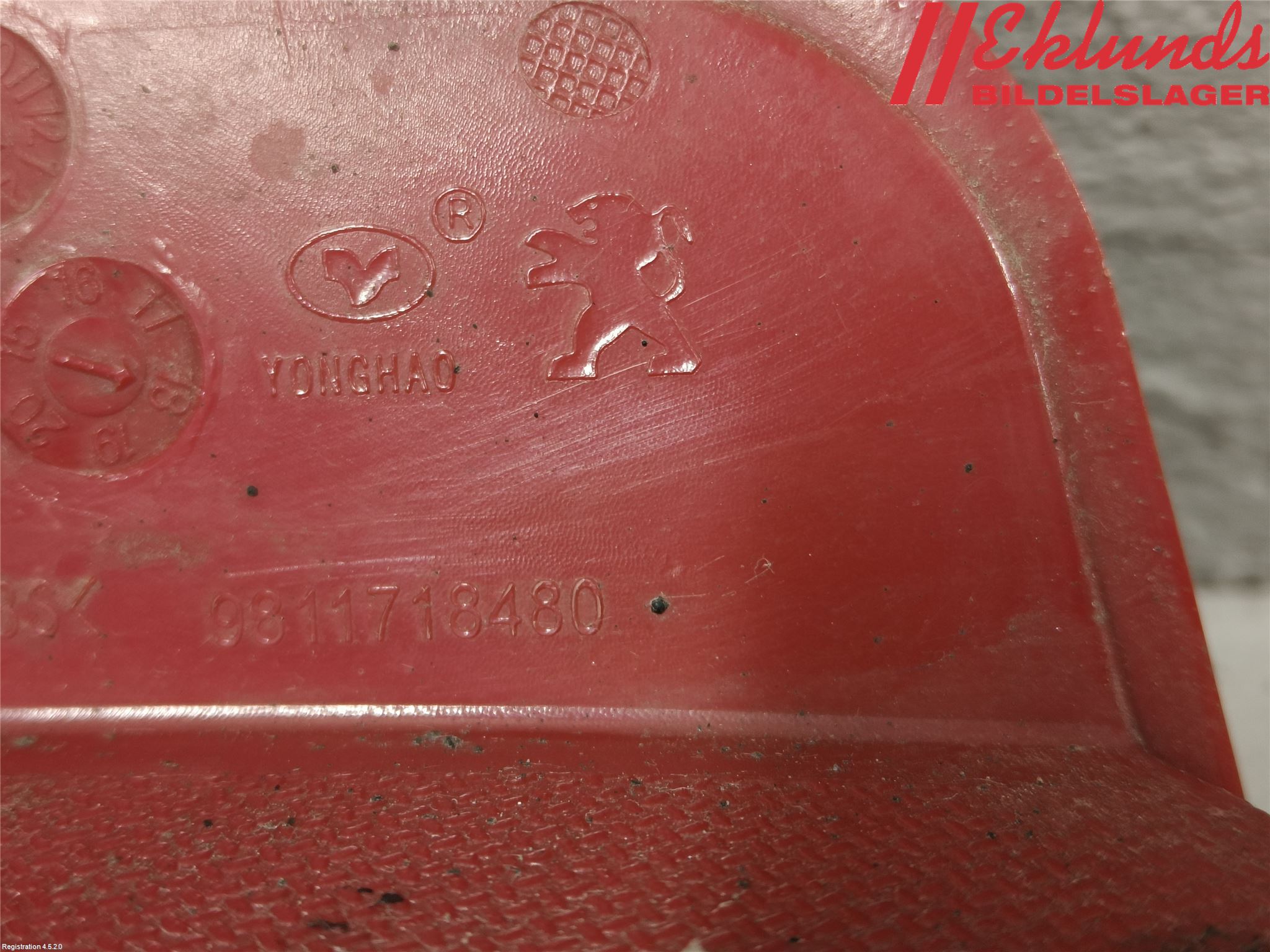 Peugeot 3008 17-24 Dimljus/Reflex Bak