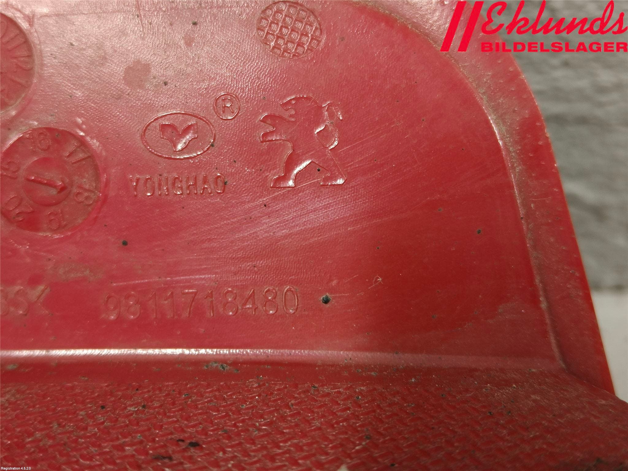 Peugeot 3008 17-24 Dimljus/Reflex Bak