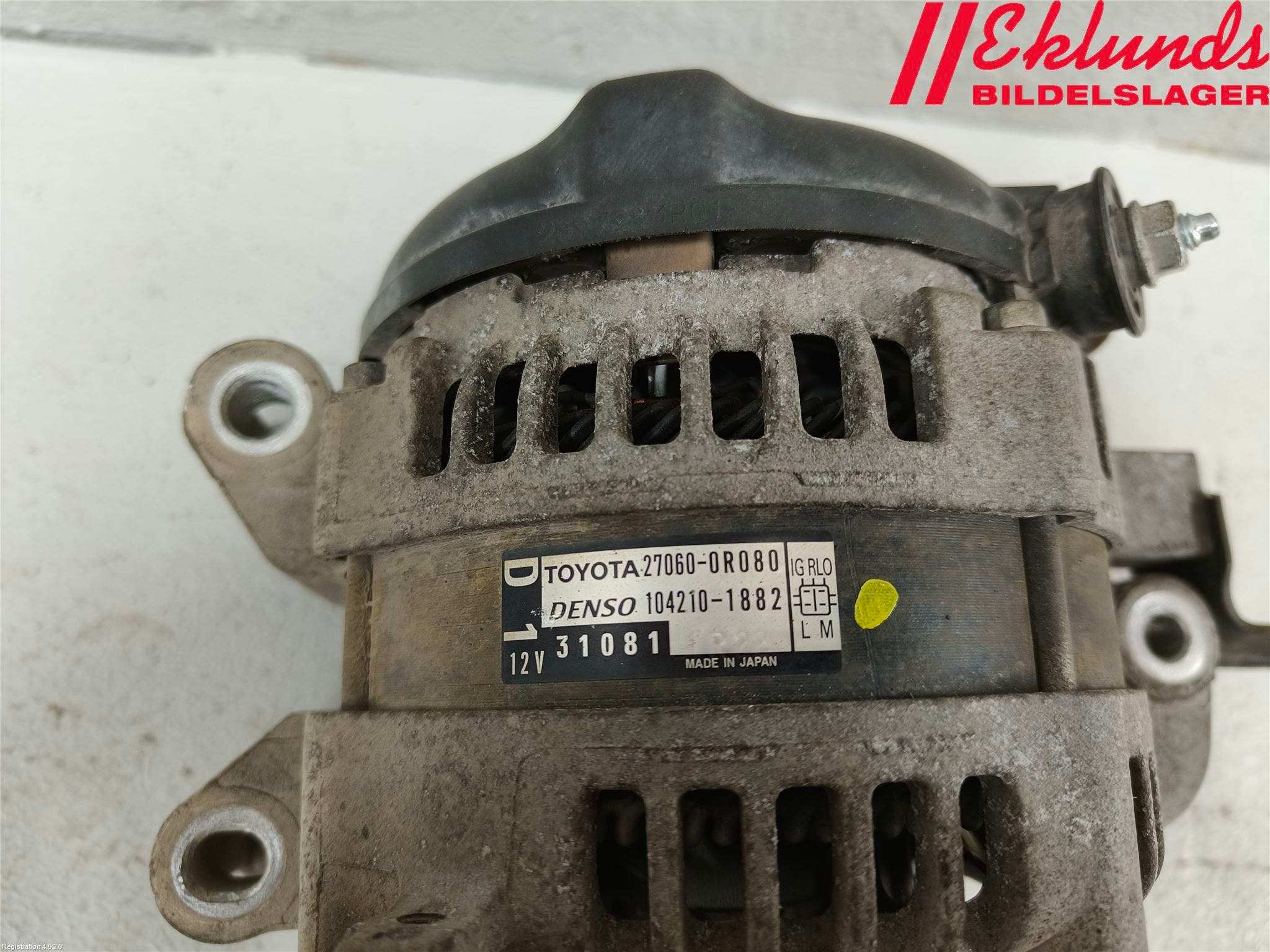 Toyota AVENSIS 09-15 Generator