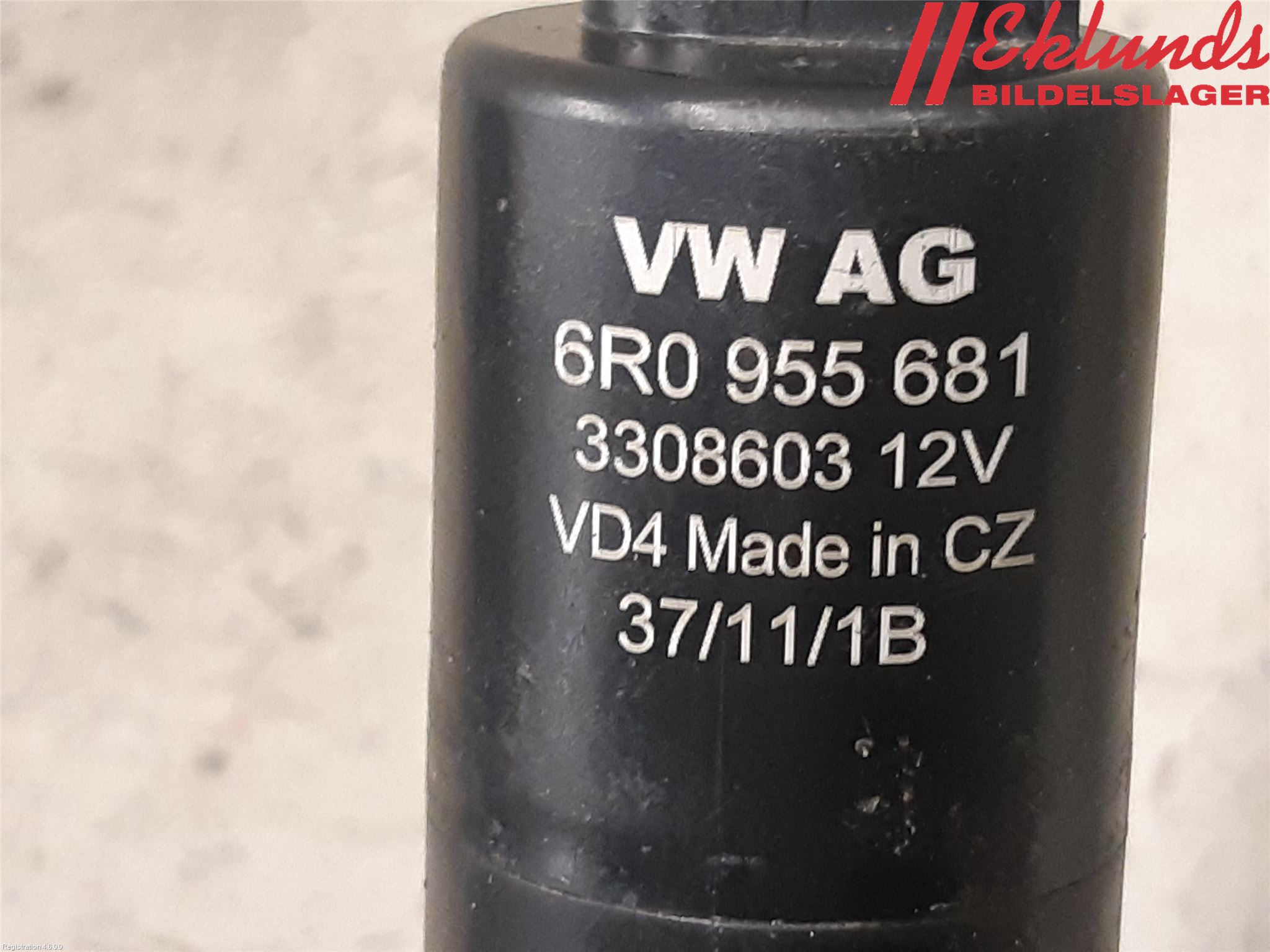 Volkswagen VW PASSAT 11-14 Spolarpump Högtryck