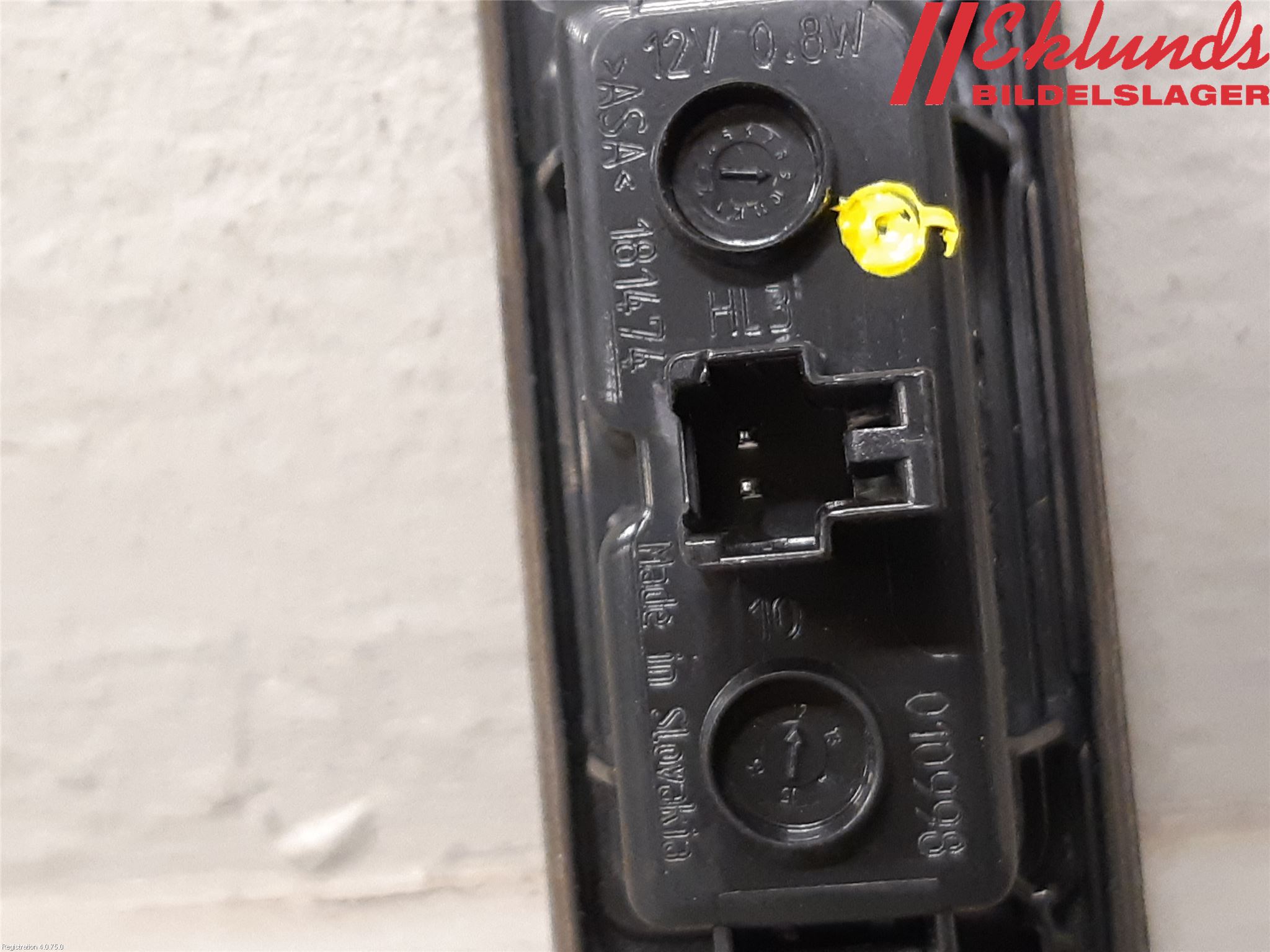 Audi A1/S1 11-18 Skylt Belysning