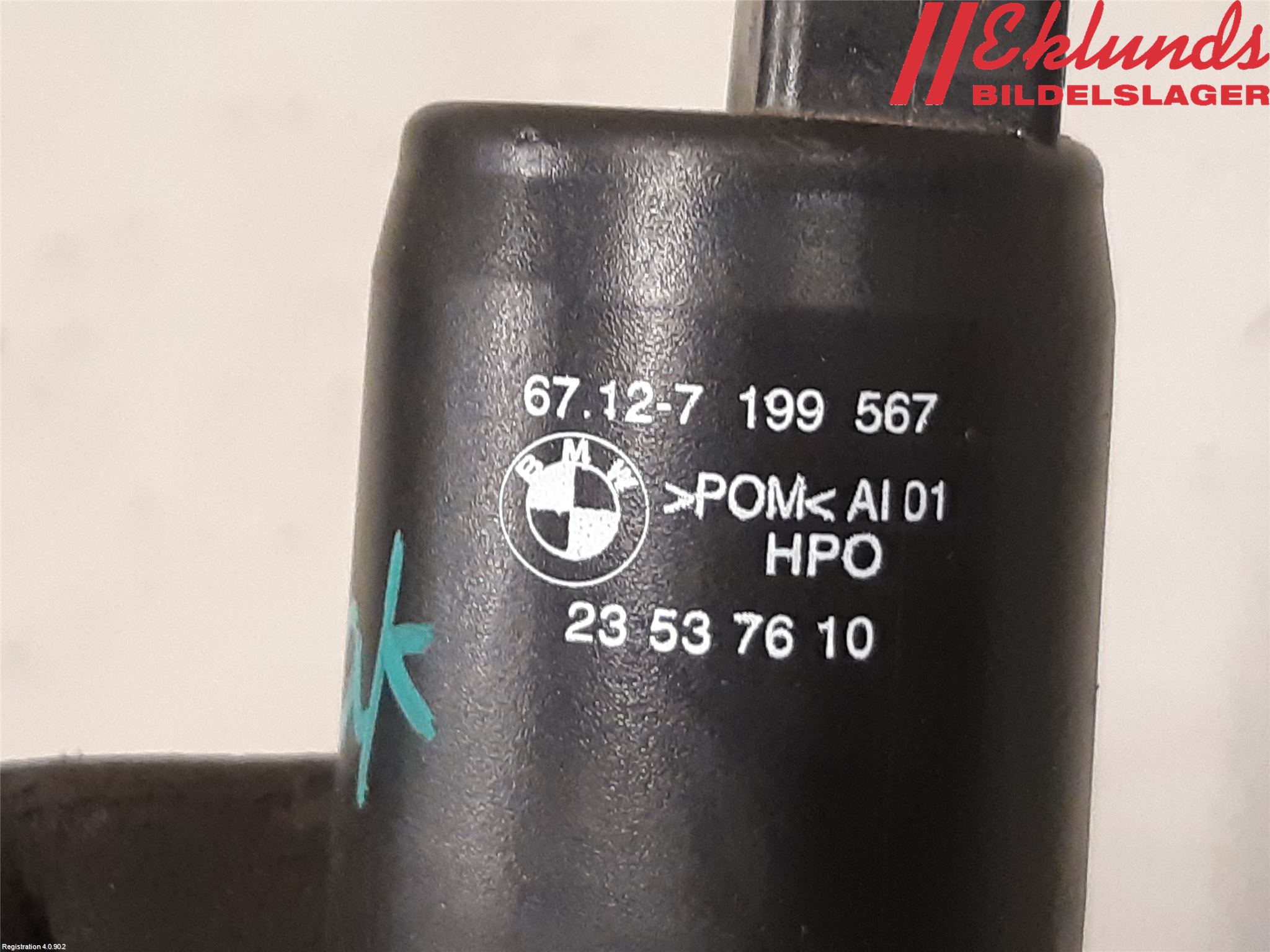 BMW 1 E87/81 5D/3D 03-11 Spolarpump Baklucka