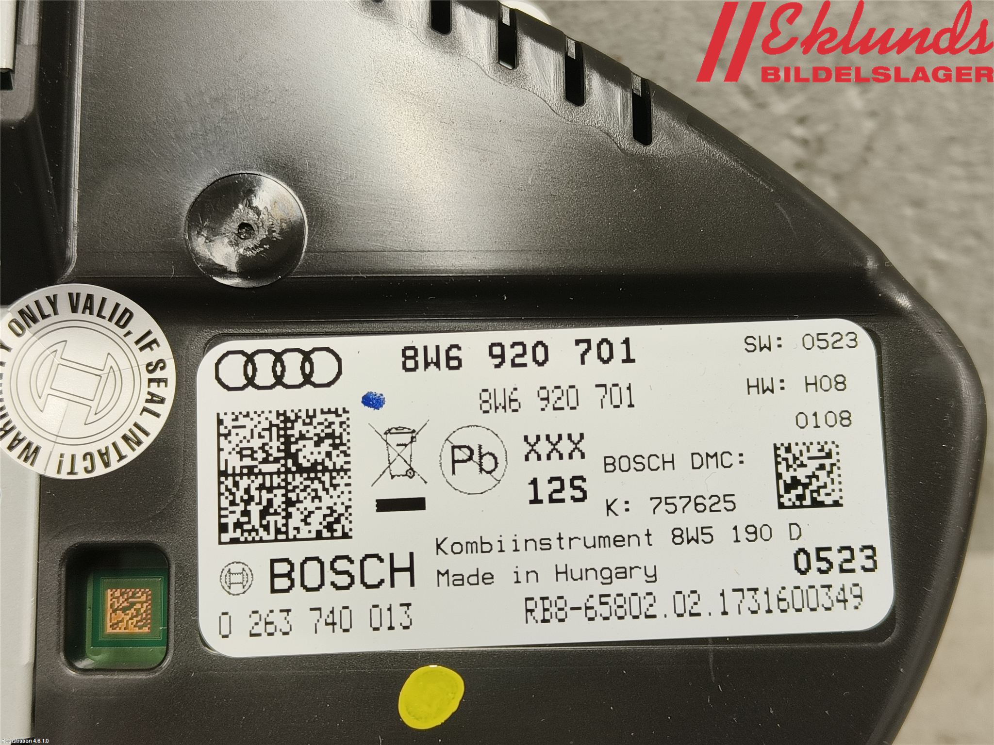 Audi A5 17- Instrument Komb