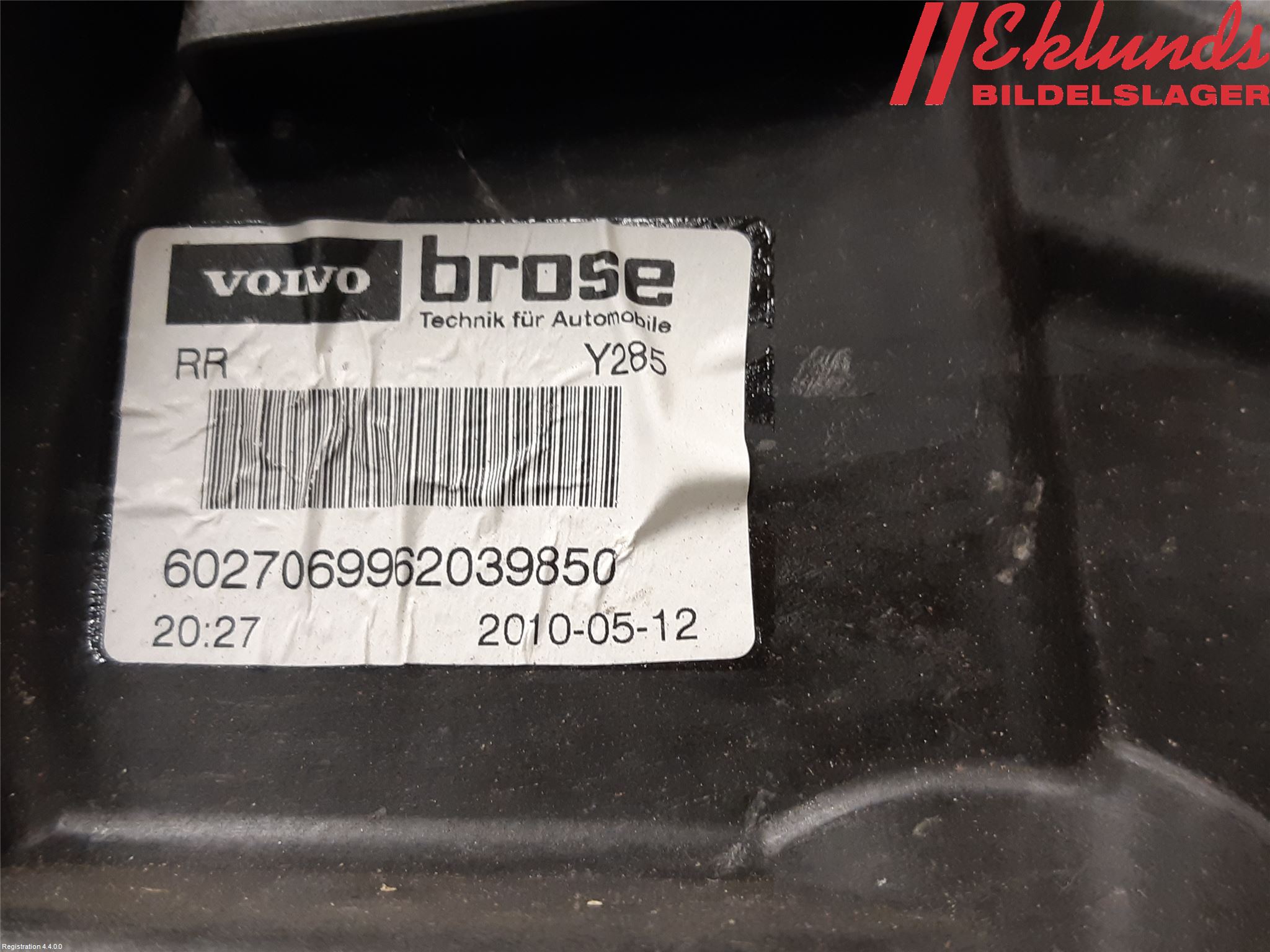 Volvo XC70 08-13 Fönsterhiss El Kompl