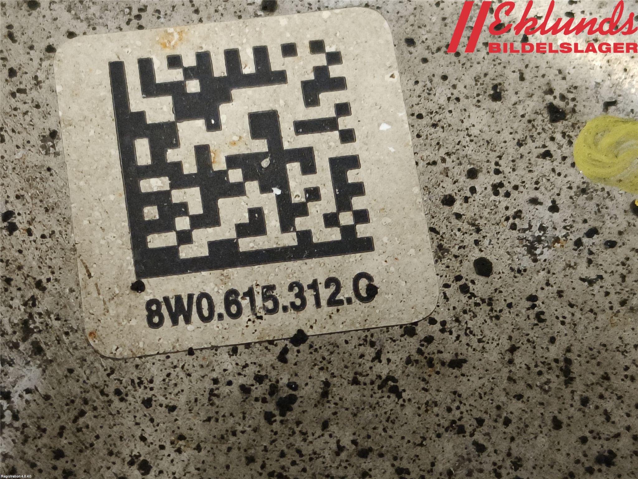 Audi A4/S4 B9 16-19 Bromssköld Bak