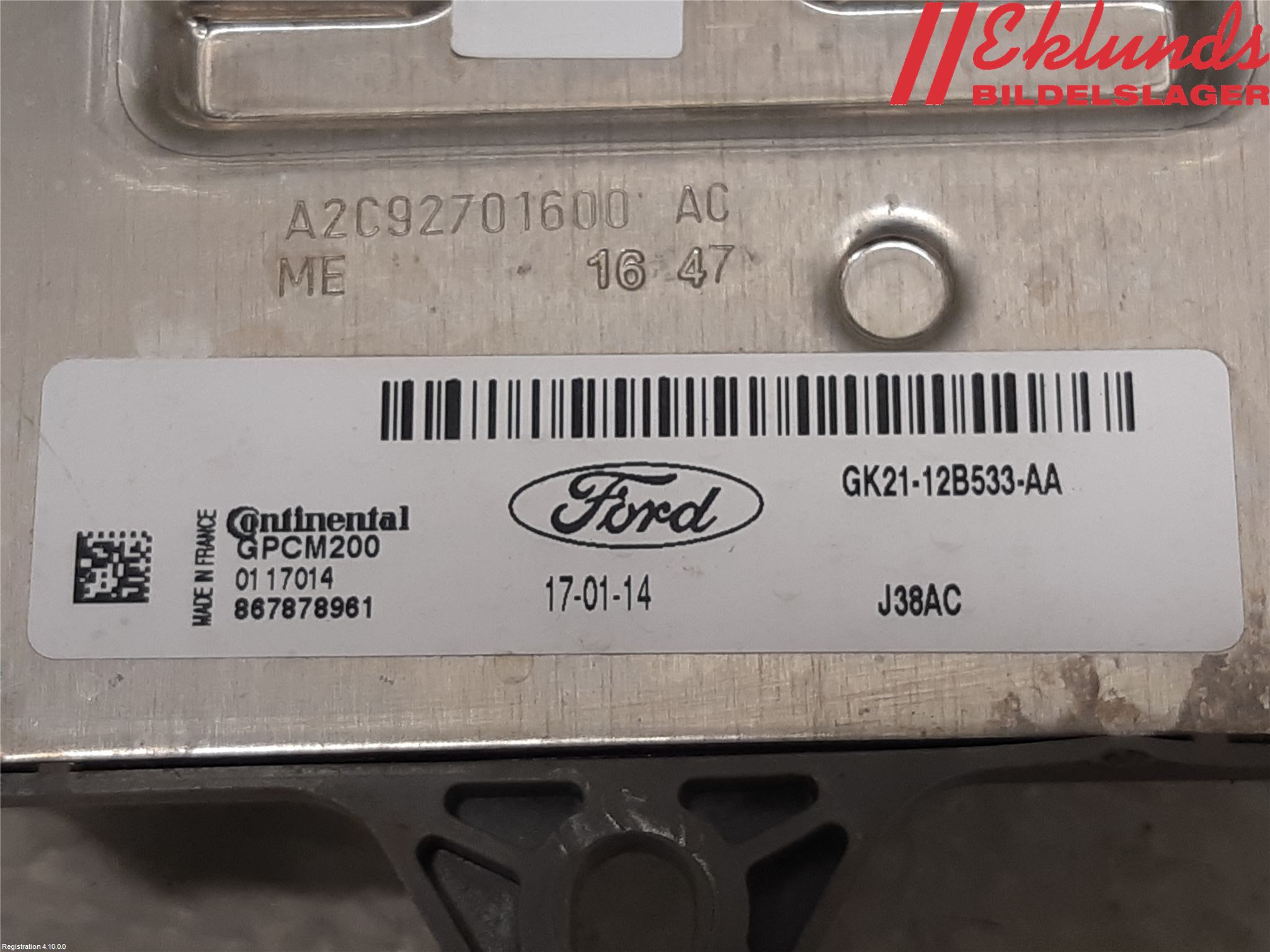 Ford TRANSIT SKÅP/BUSS 14-22 Relä Glödning Diesel