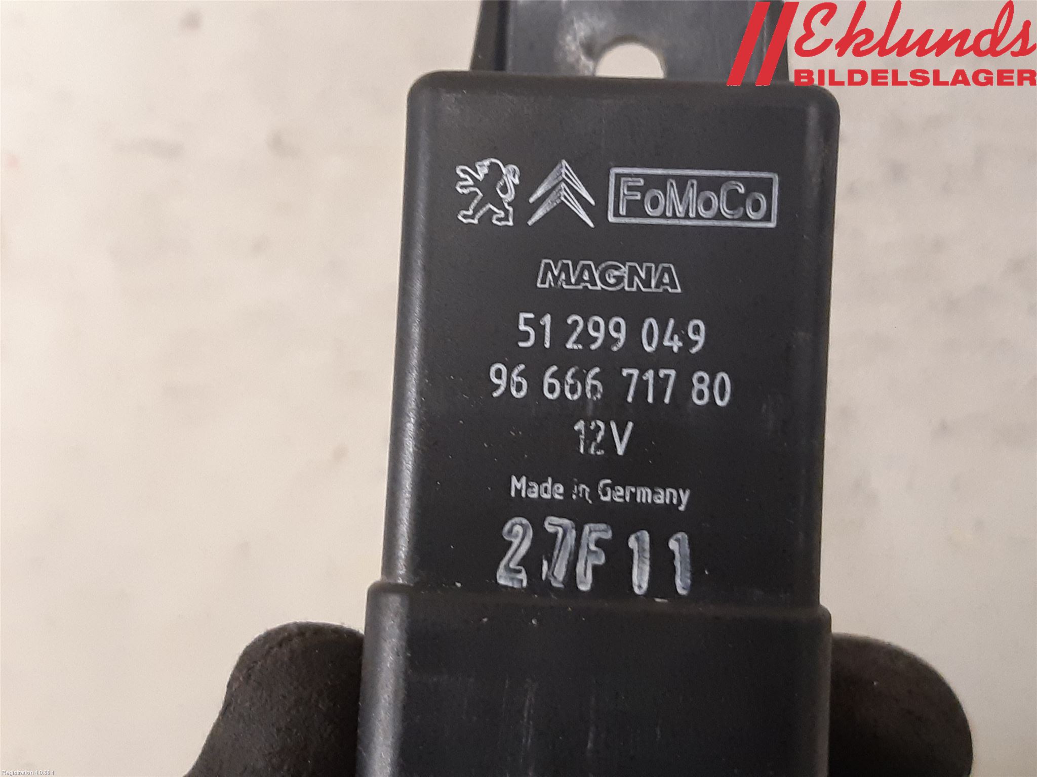 Volvo V60 11-13 Relä Glödning Diesel