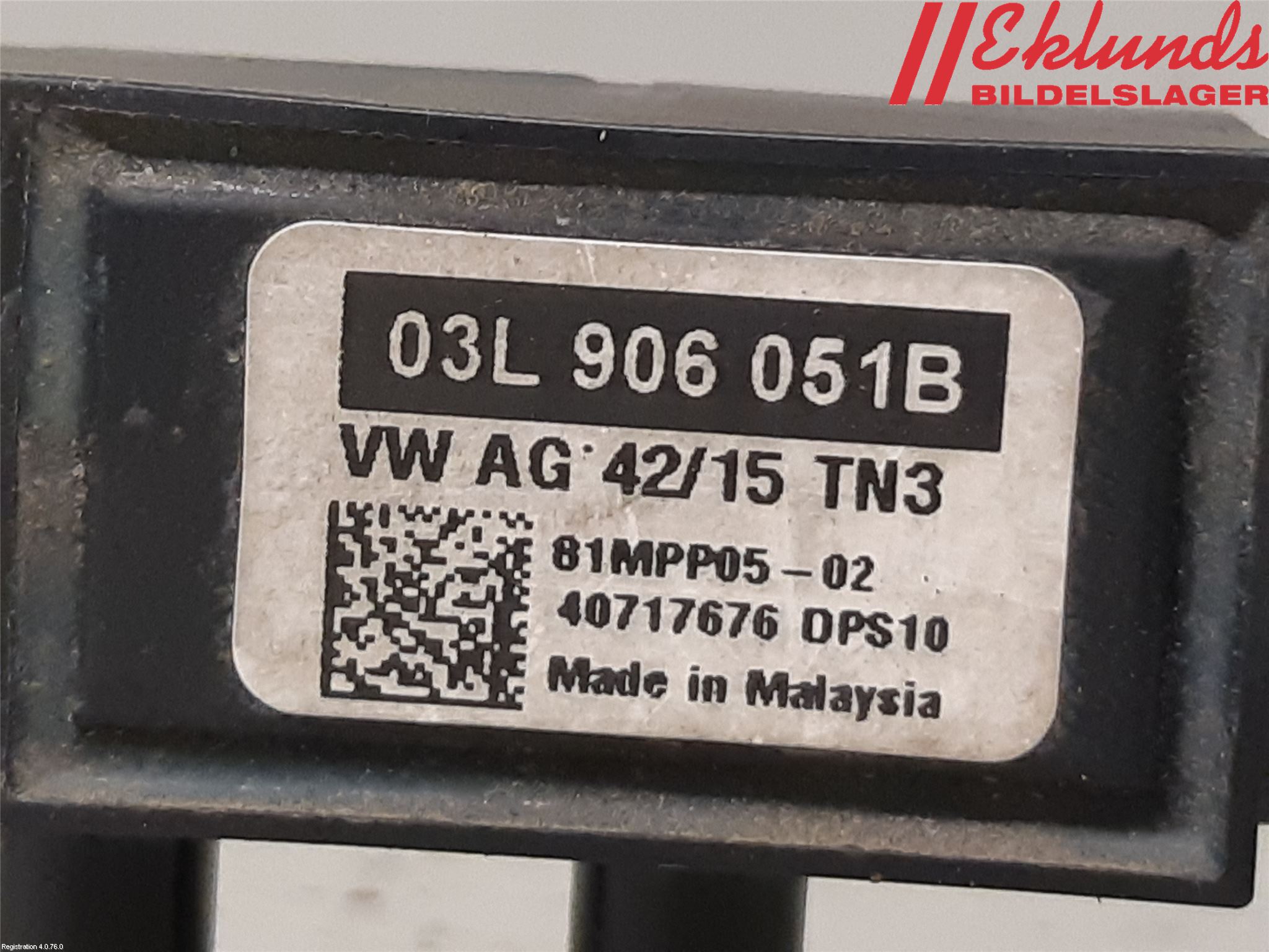 Volkswagen VW CRAFTER 06-16 Sensor Avgas