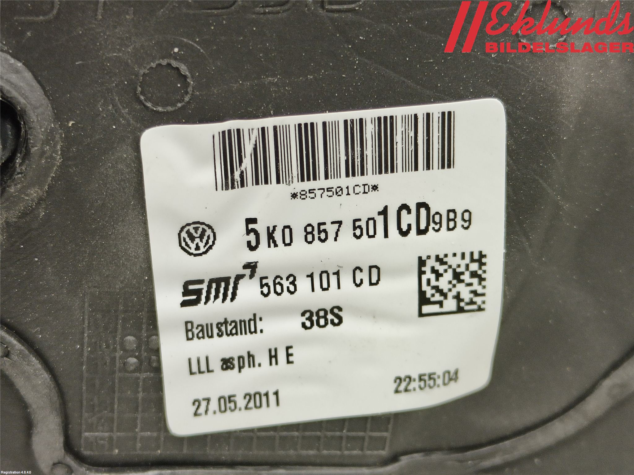 Volkswagen VW GOLF VI 09-13 Spegel Yttre El Vä
