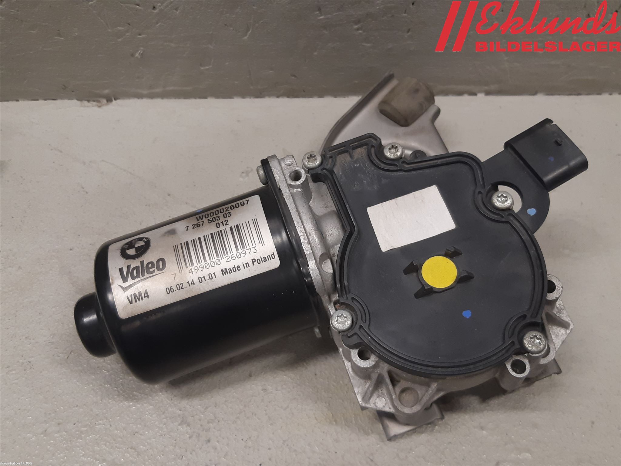 BMW 3 GT F34 13-19 Torkarmotor Vindruta