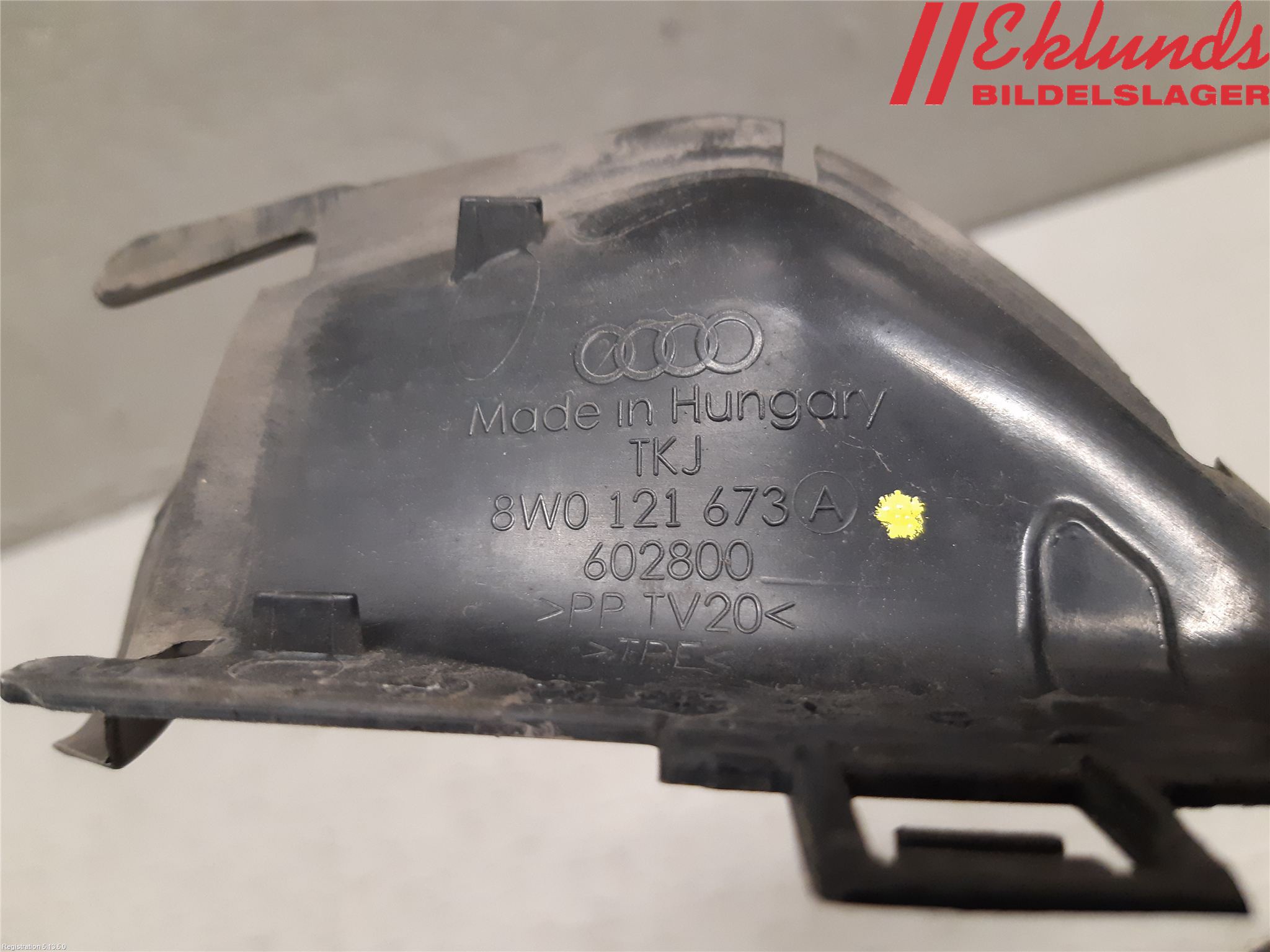 Audi A4/S4 B9 16-19 Deflektor Plåt-Plast Kylning