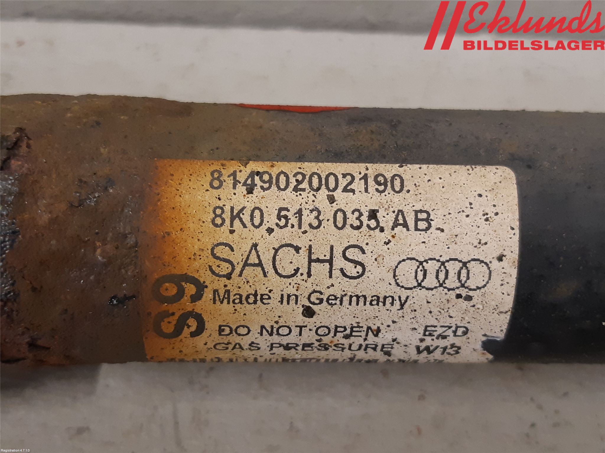 Audi A5 07-16 Stötdämpare Bak