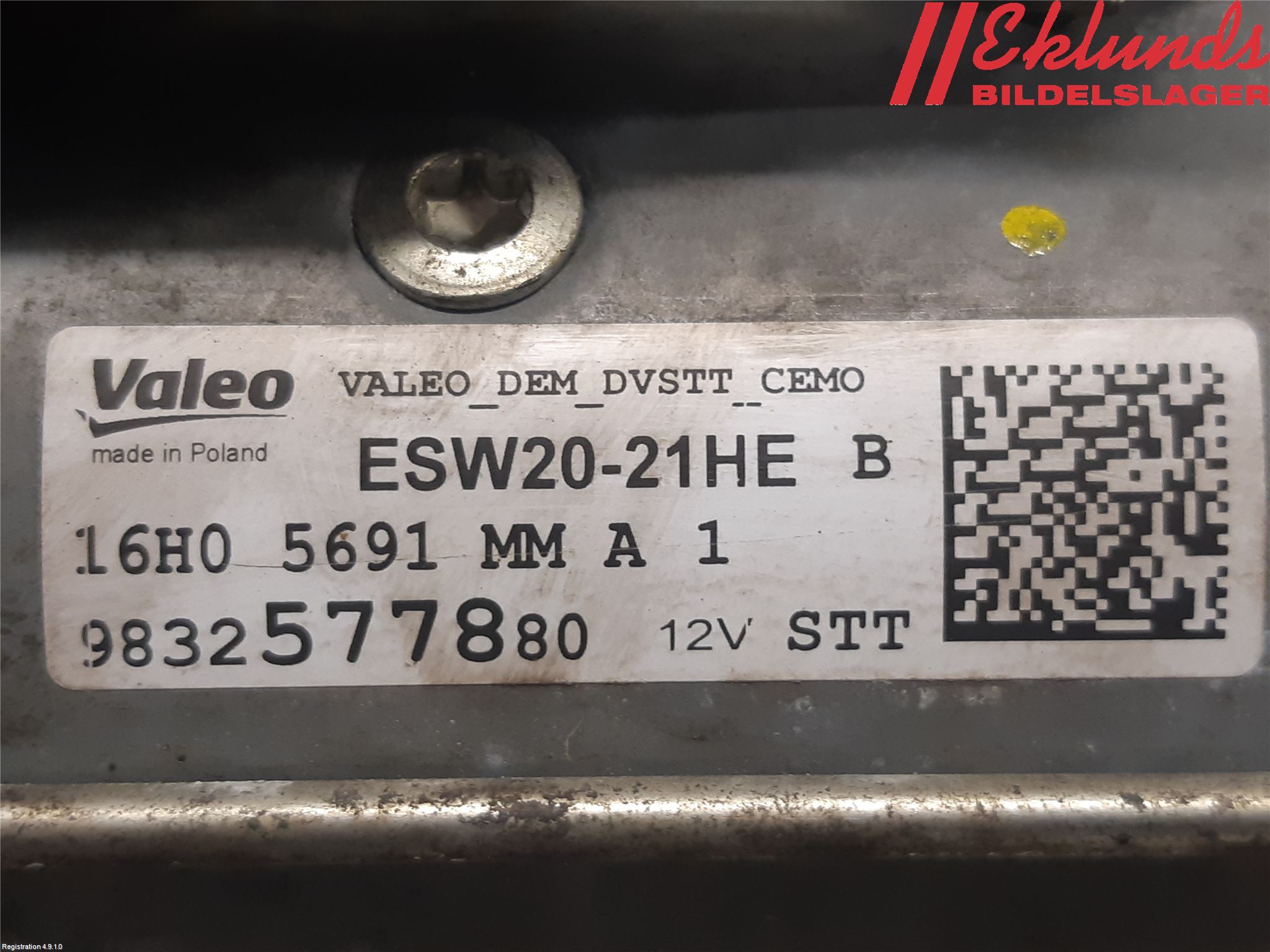 Toyota PROACE II 16- Startmotor Diesel