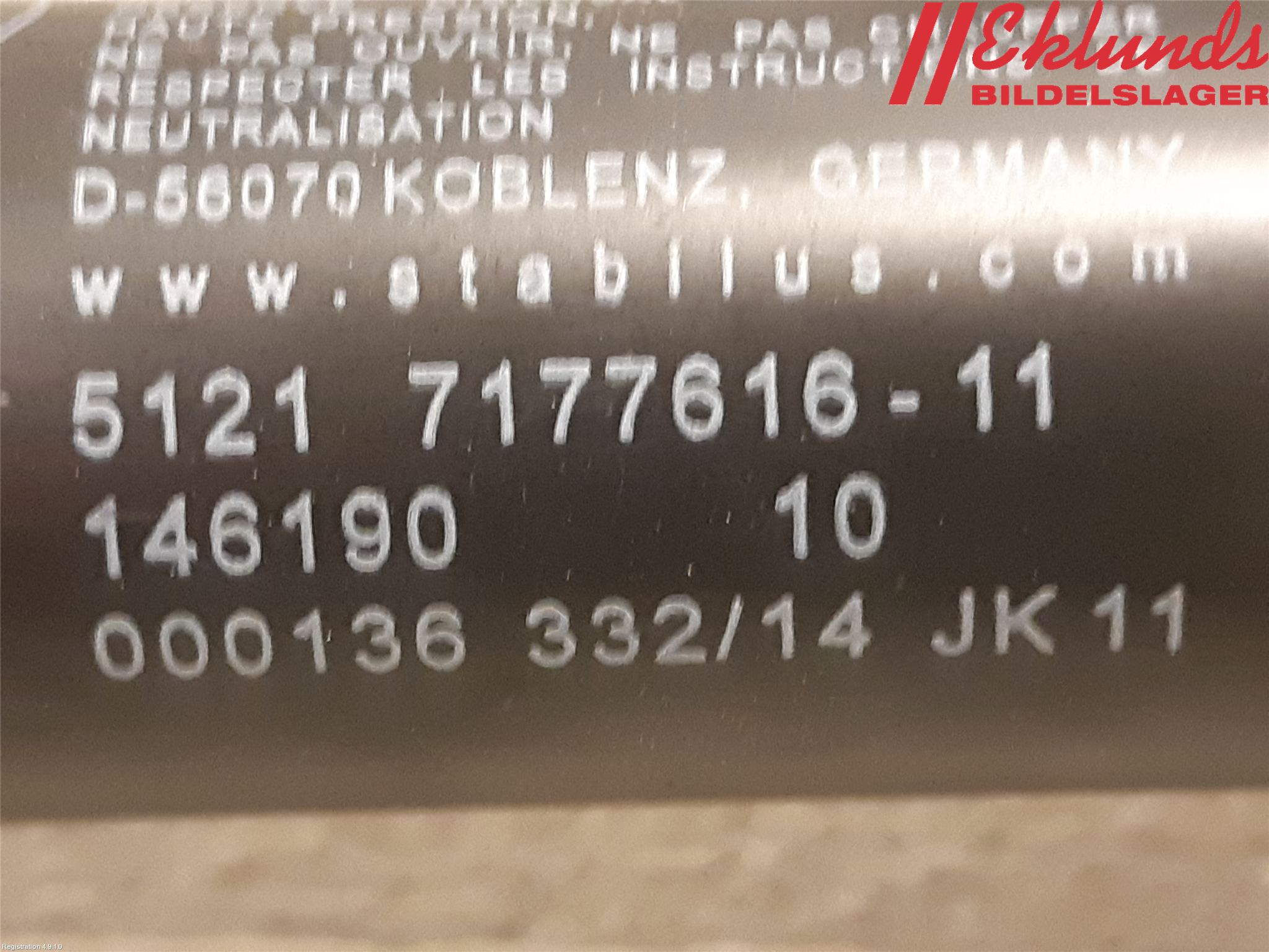 BMW 7 F01/02/03/04 09-15 Dörrstopp