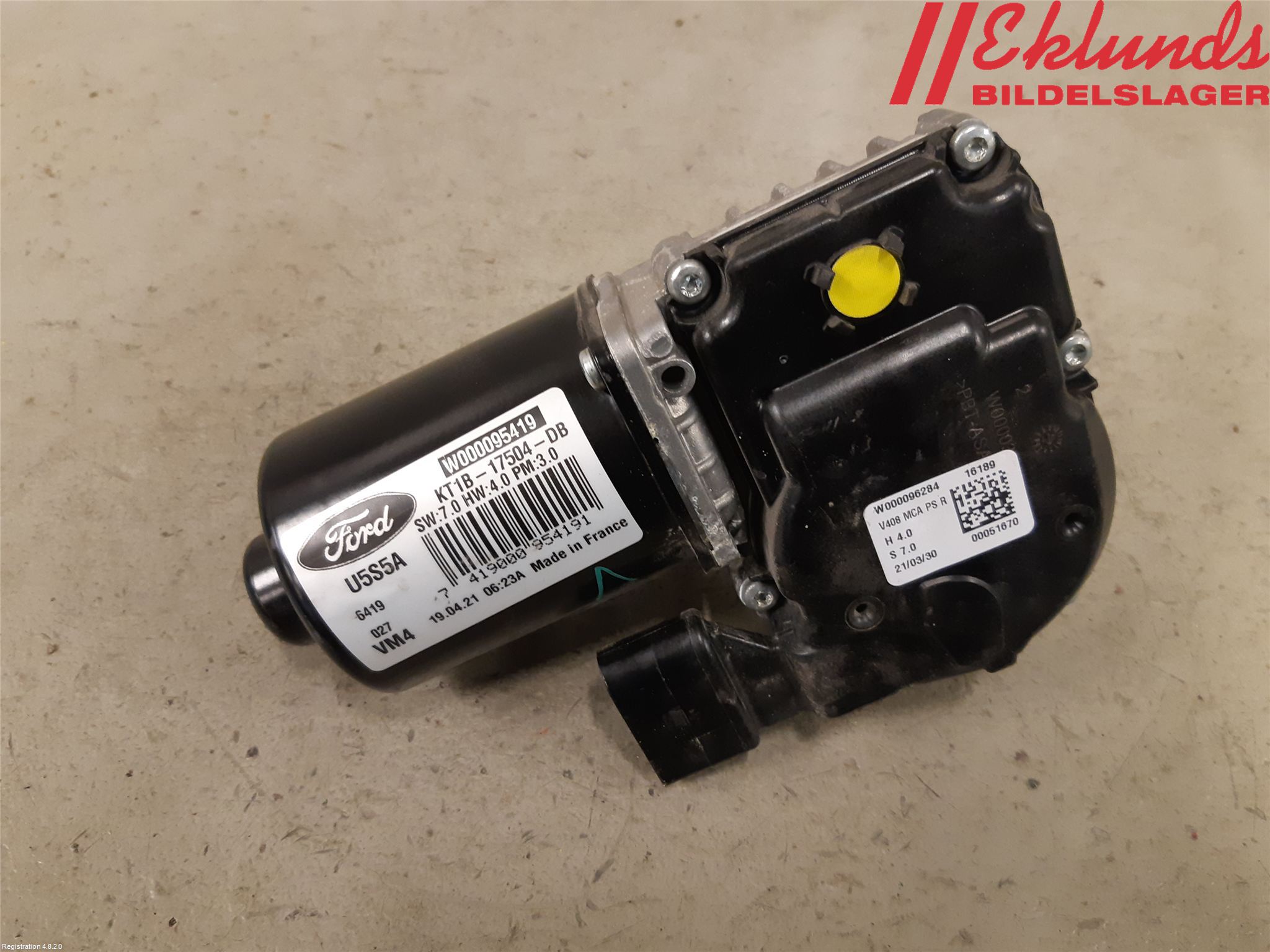 Ford TRANSIT/TOURNEO CONNECT 13-22 Torkarmotor Vindruta