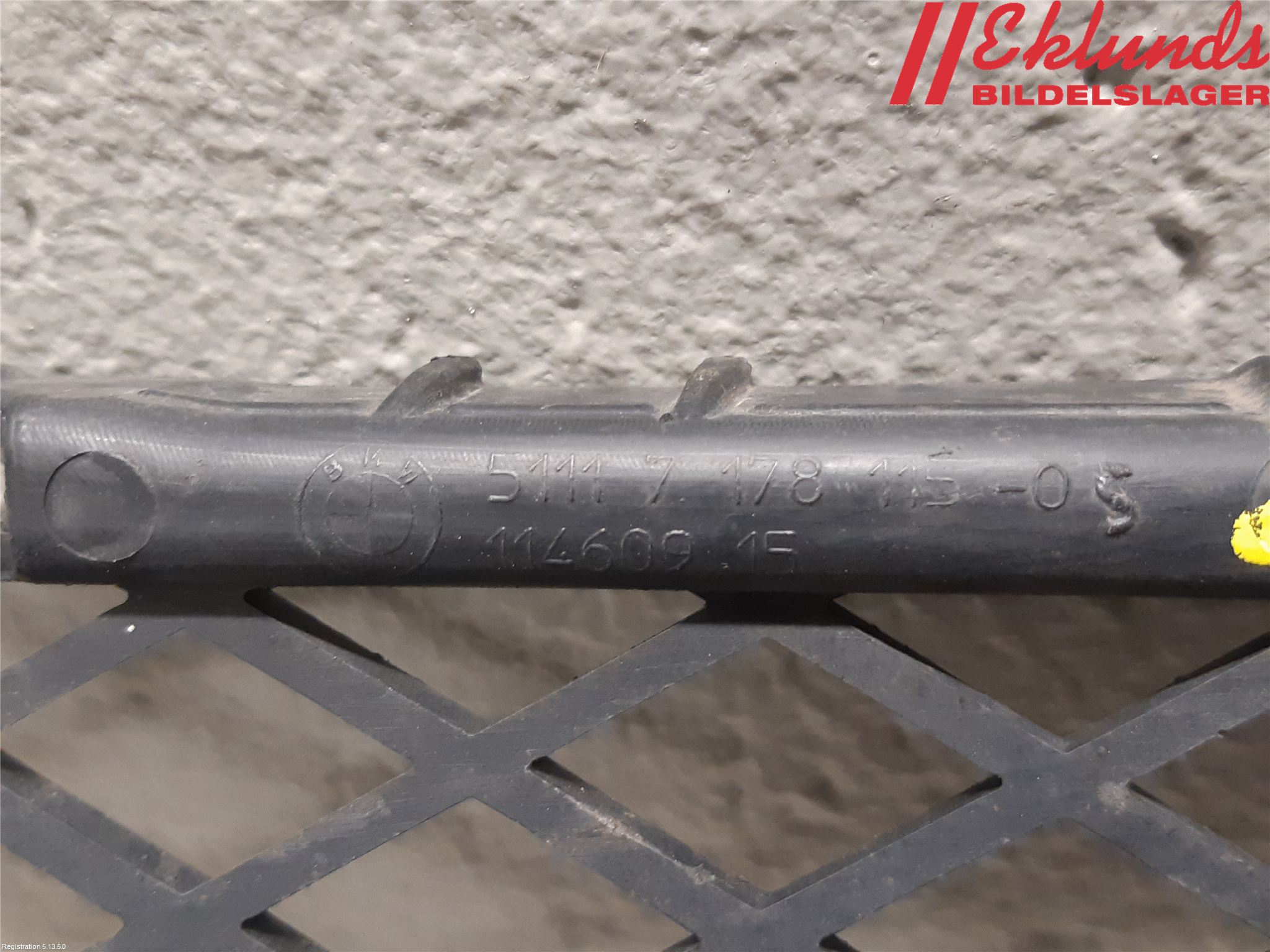 BMW 5 E60/61 Sed/Tou 02-10 Stöt Utfyllnad-List-Grill