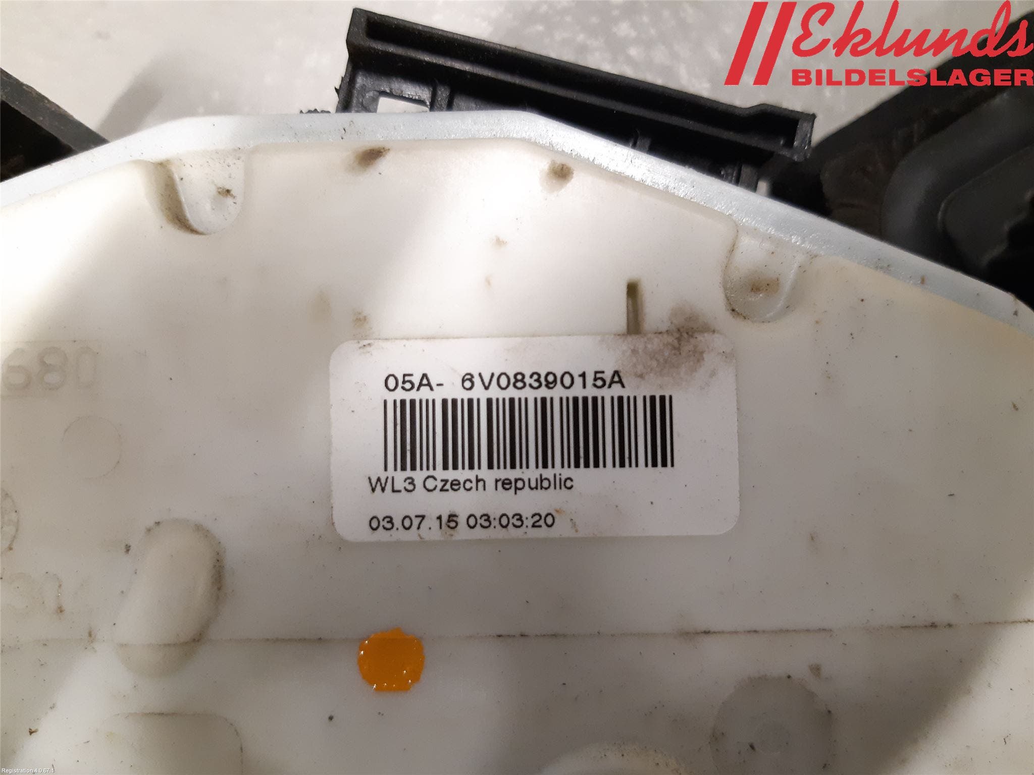 Skoda FABIA 15-21 Låskista-Dörrlås