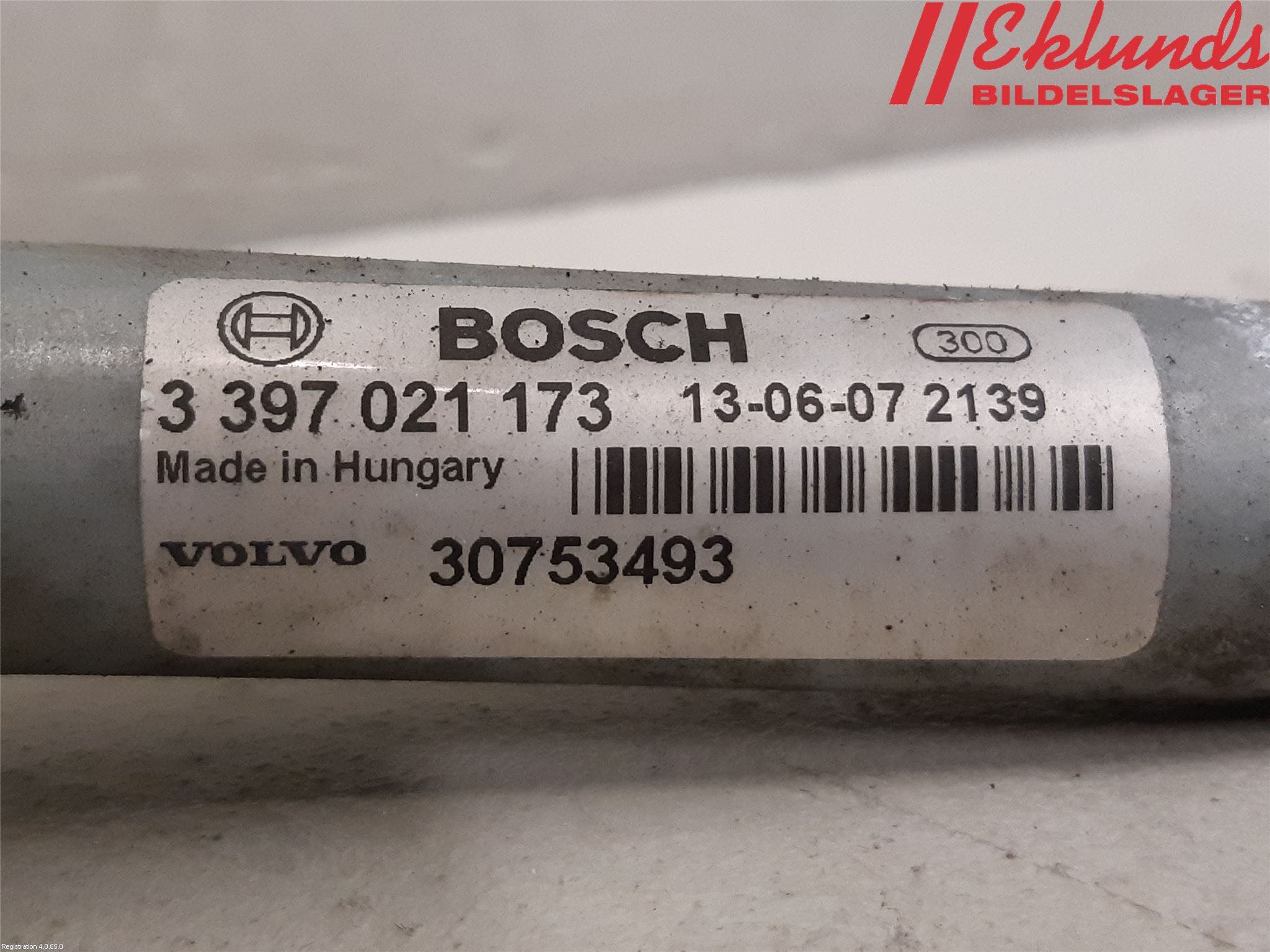 Volvo V60 11-13 Torkarmekanism Vindruta