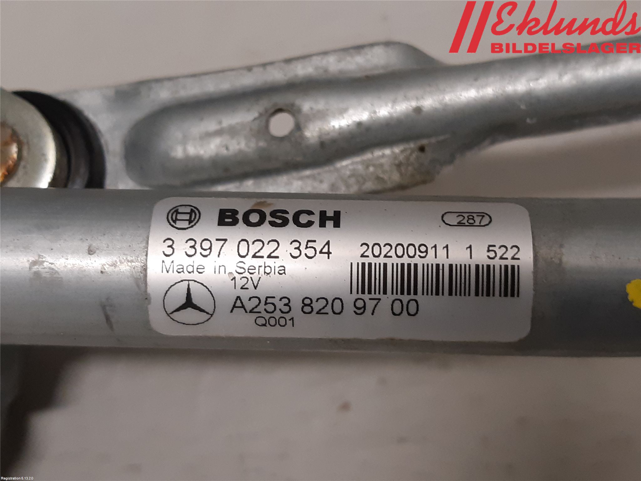 Mercedes-Benz MB EQC (N293) 20- Torkarmotor Vindruta