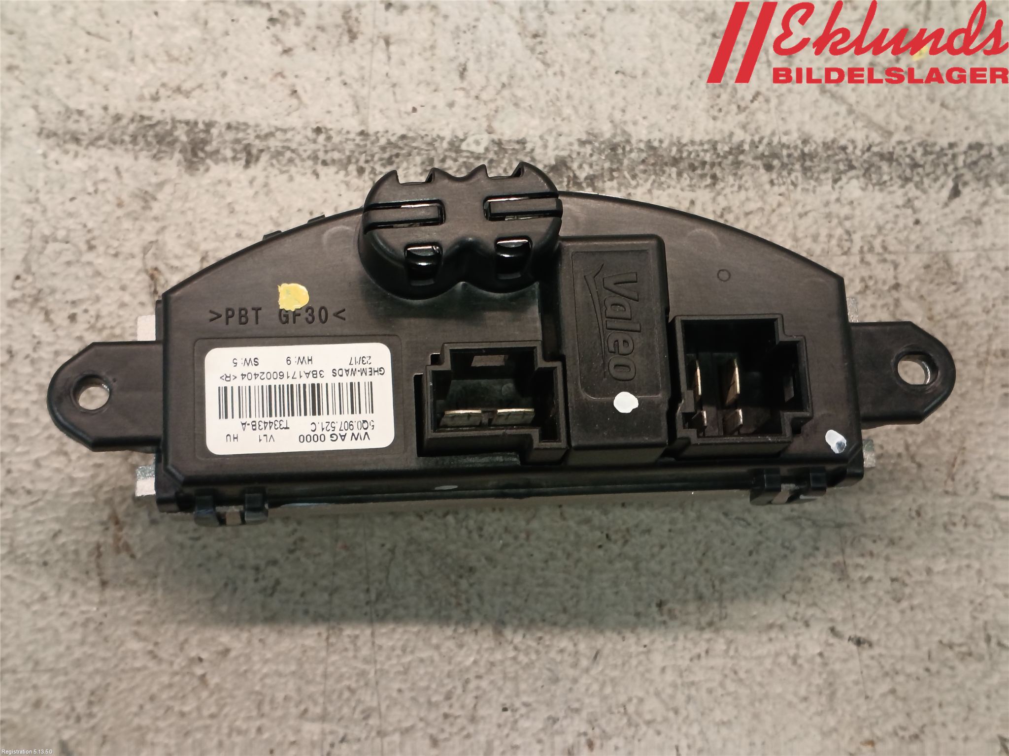 Volkswagen VW PASSAT 15-19 Värmefläktsmotstånd