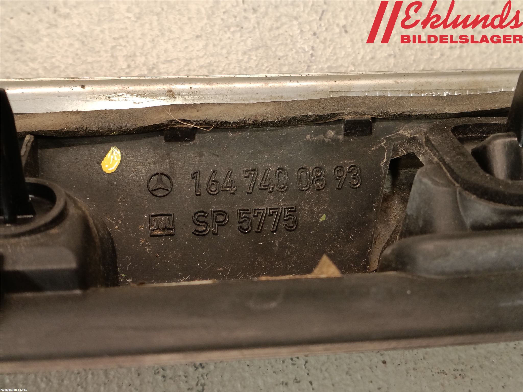 Mercedes-Benz MB ML (W164) 05-11 Bakluckehandtag