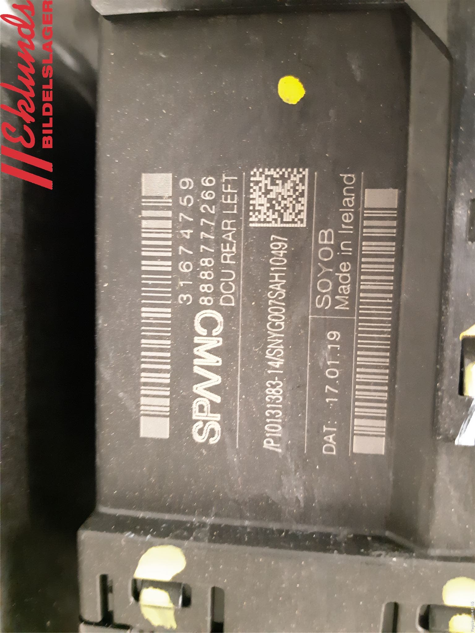 Volvo V60 19- Fönsterhiss El Kompl