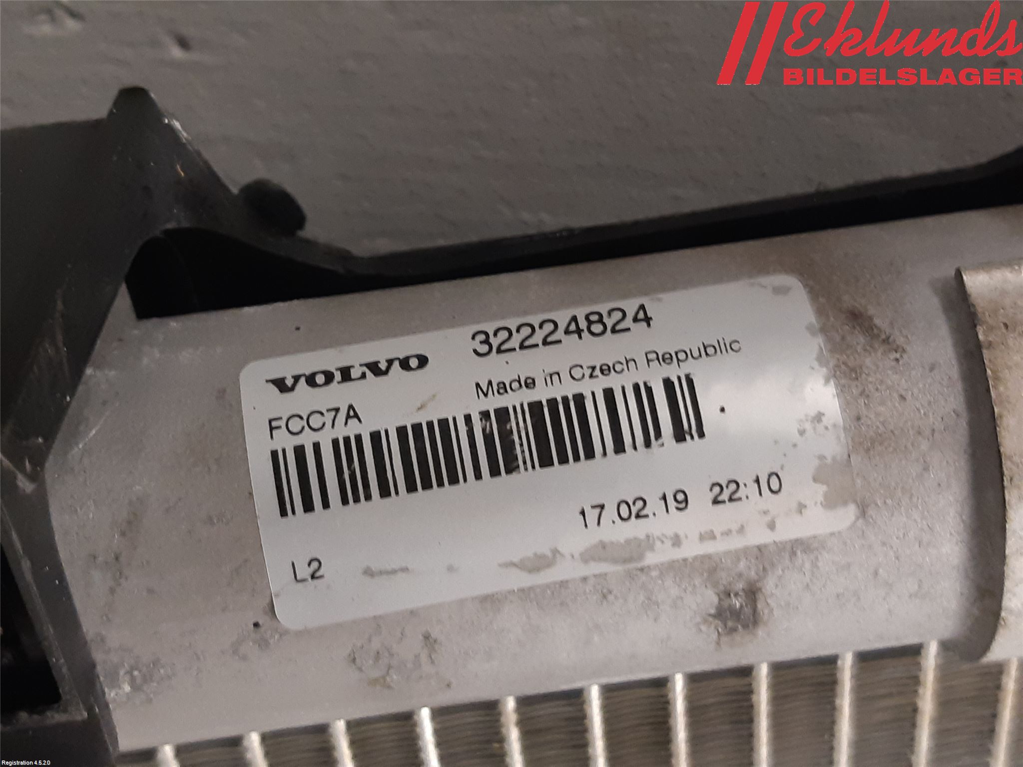 Volvo V60 19- Ac Kondensor-Kylare