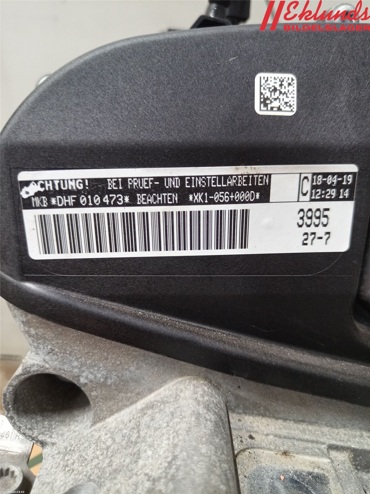 Volkswagen VW GOLF / E-GOLF VII 13-20 Motor Bensin