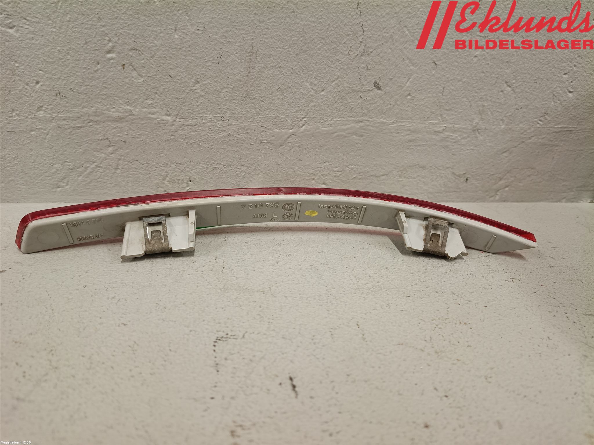 BMW 5 F10/F11/F18 09-17 Dimljus/Reflex Bak