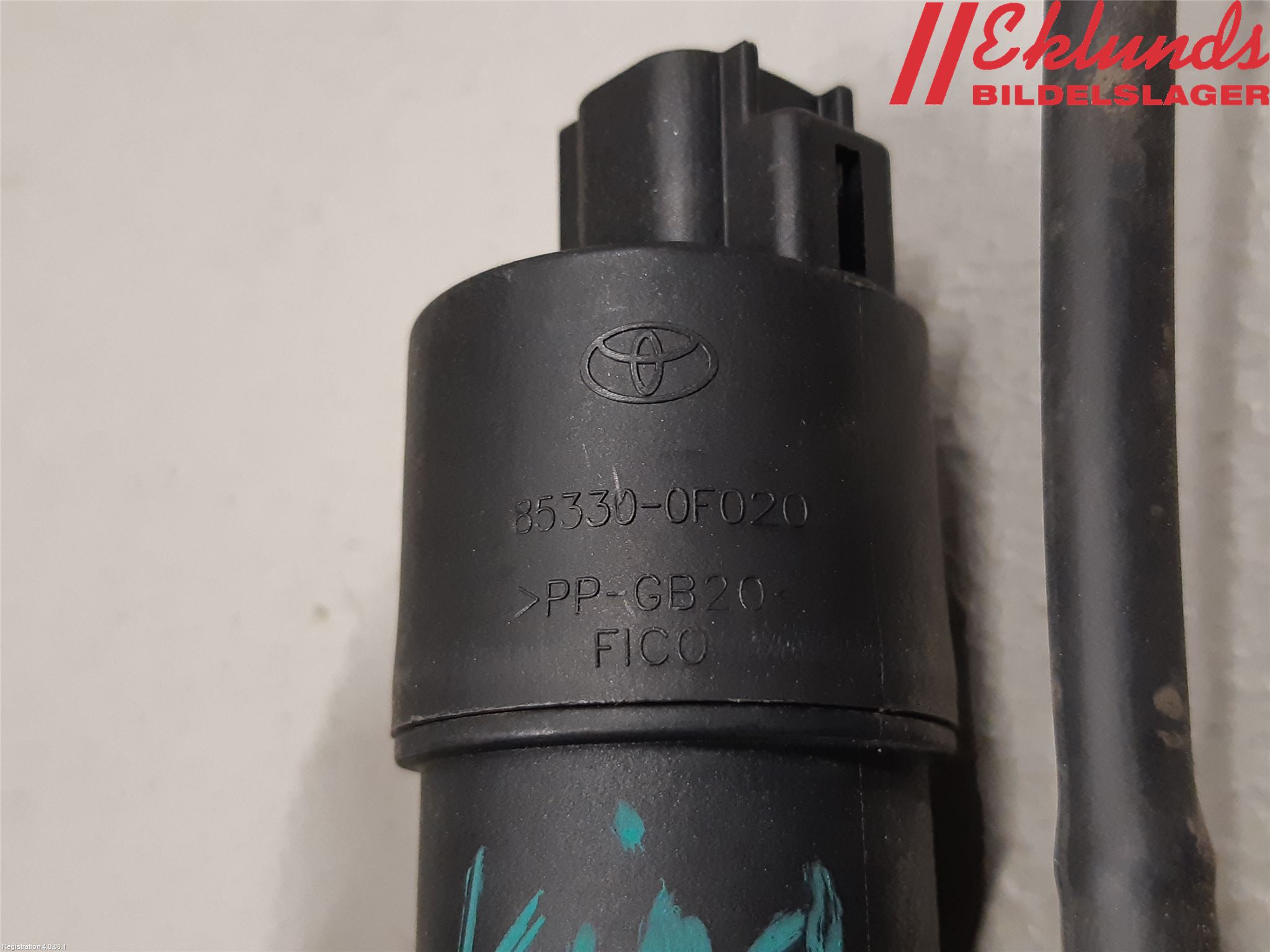 Toyota VERSO 09-18 Spolarpump Baklucka