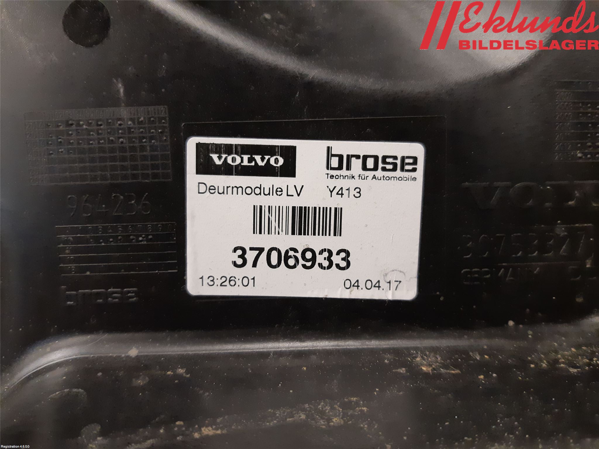 Volvo XC60 14-17 Fönsterhiss El Kompl