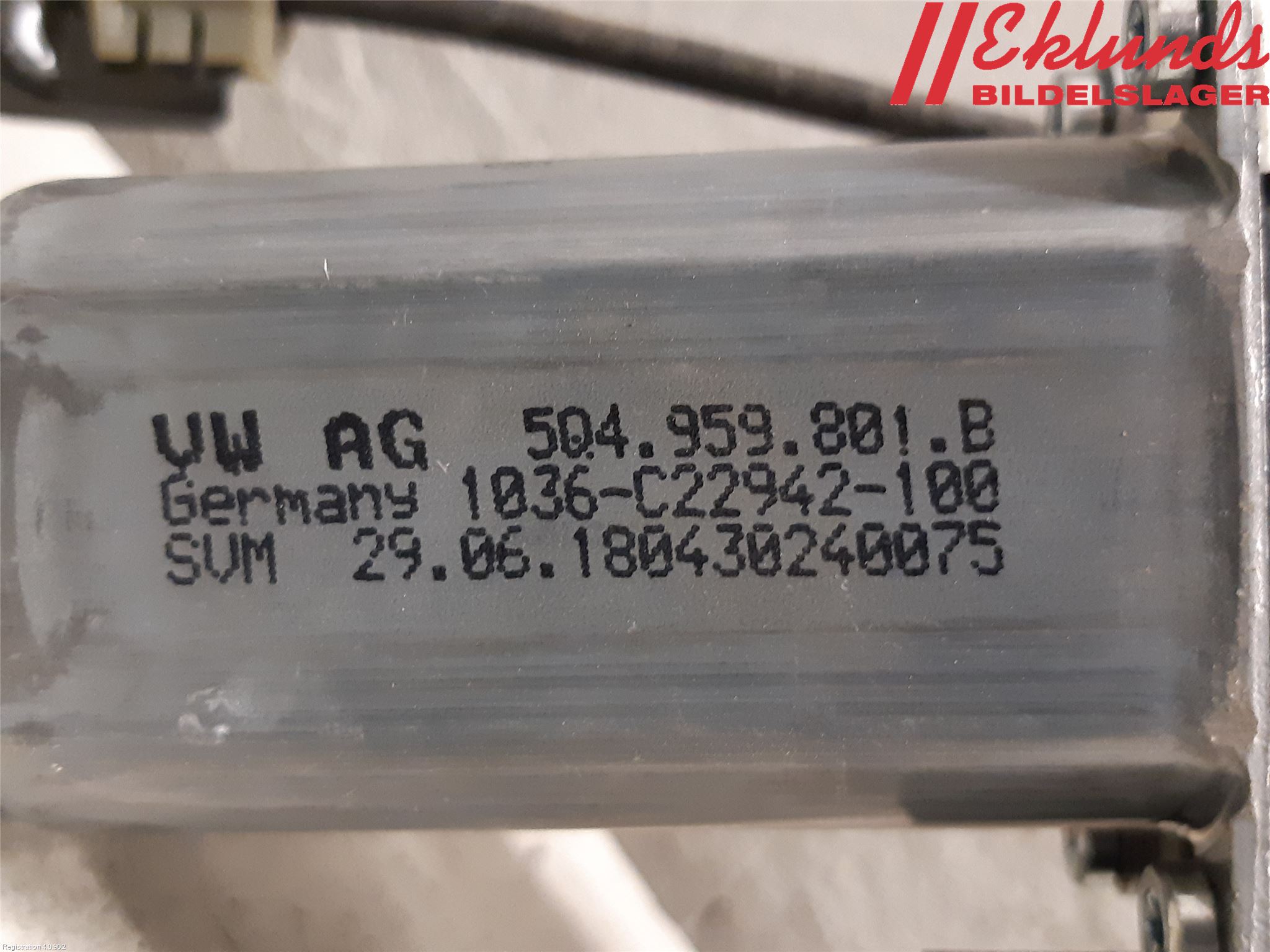 Volkswagen VW PASSAT 15-19 Fönsterhiss El Kompl