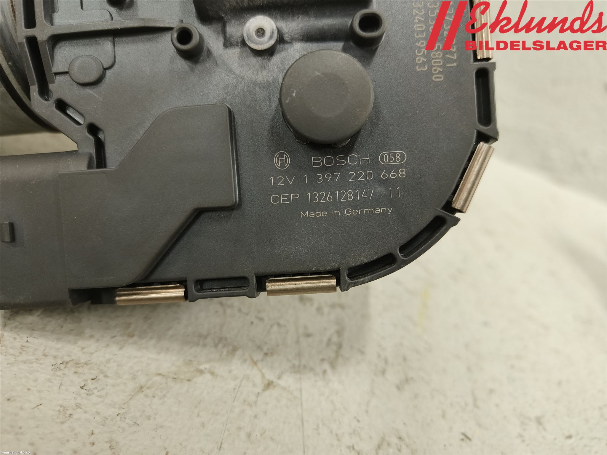 Volvo V70 14-16 Torkarmotor Vindruta